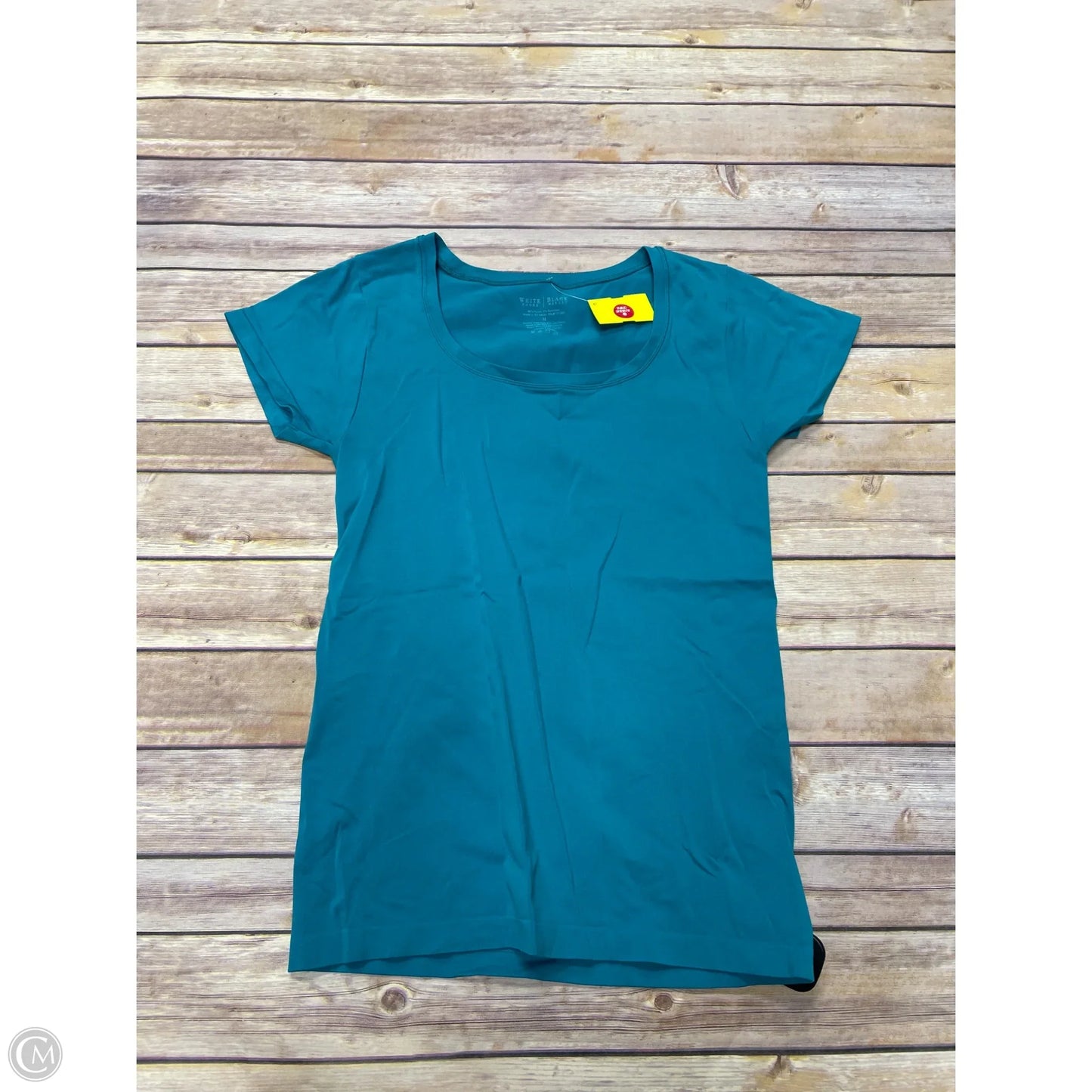 Top Short Sleeve By White House Black Market In Blue, Size: M