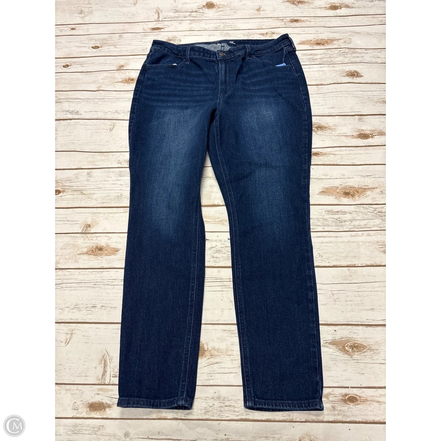 Jeans Skinny By Old Navy In Blue Denim, Size: 16