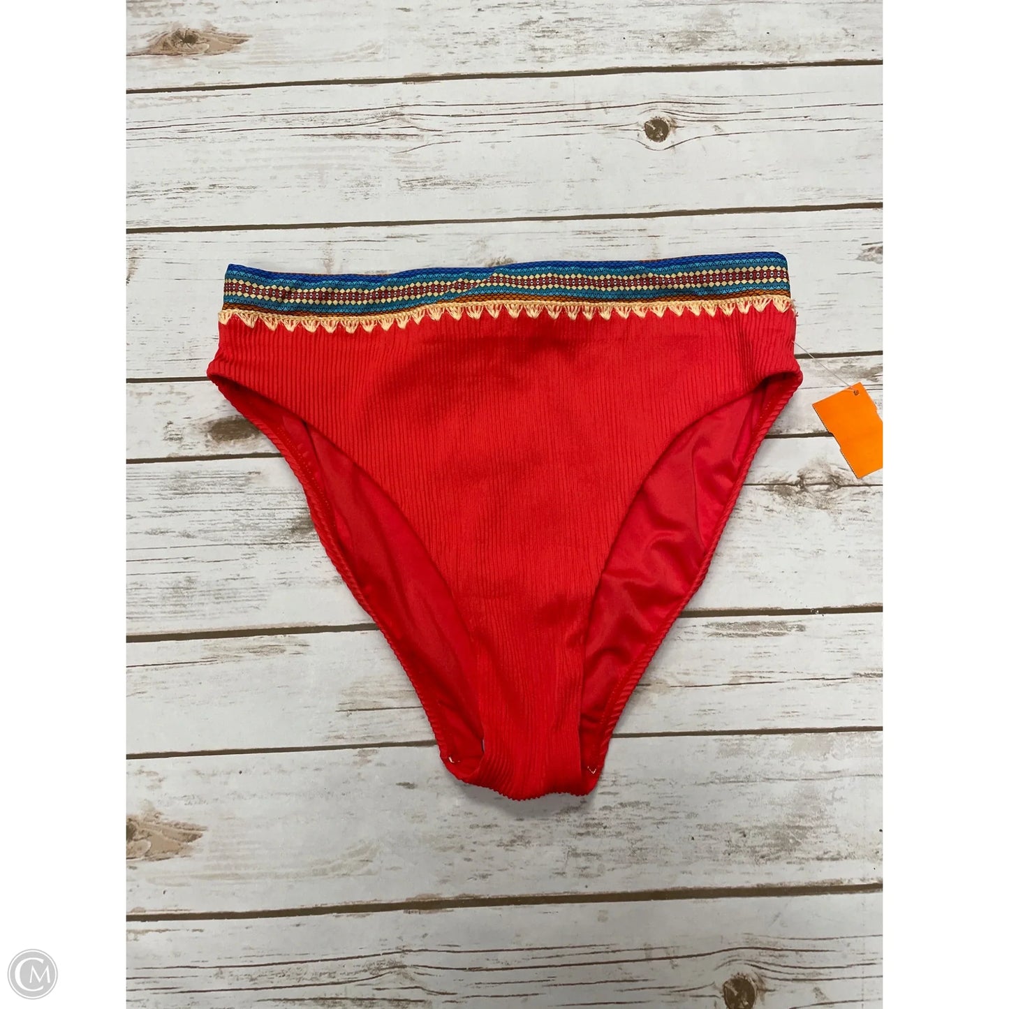 Swimsuit 2pc By Cme In Red, Size: L
