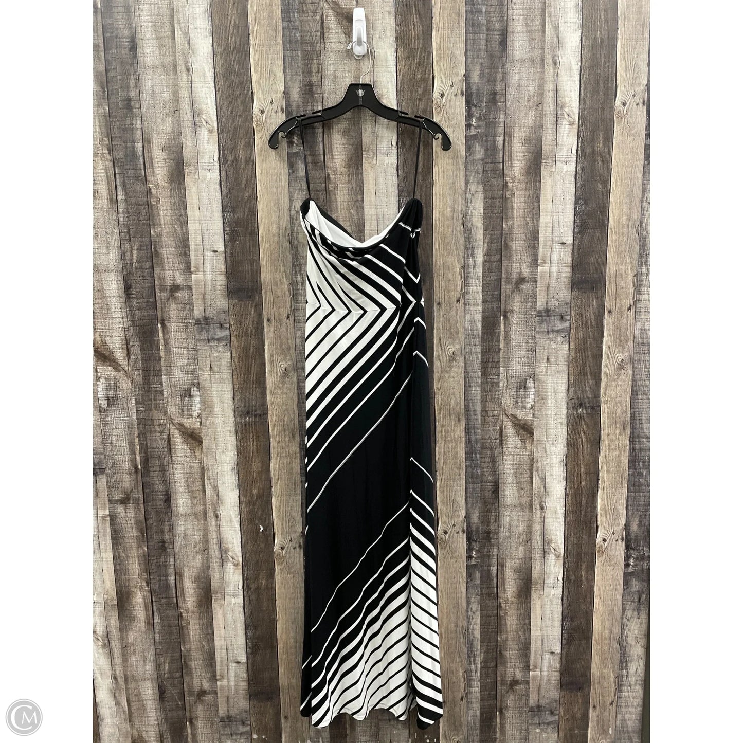 Dress Casual Maxi By White House Black Market In Black & White, Size: S