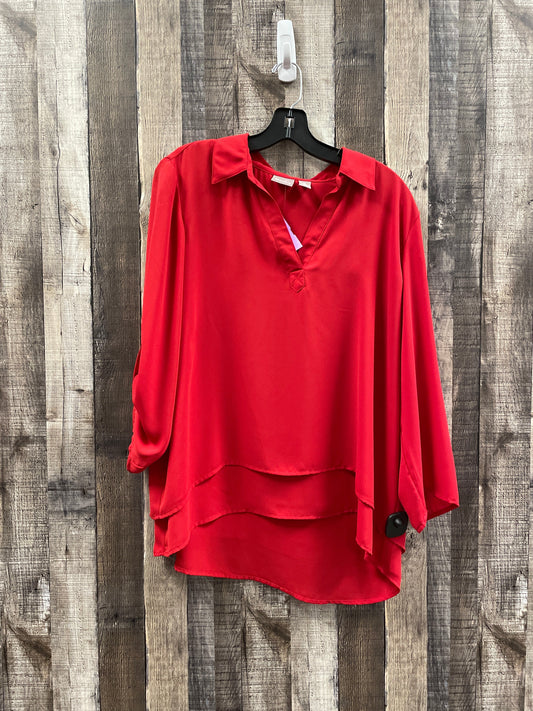 Blouse 3/4 Sleeve By Chicos  Size: 2x