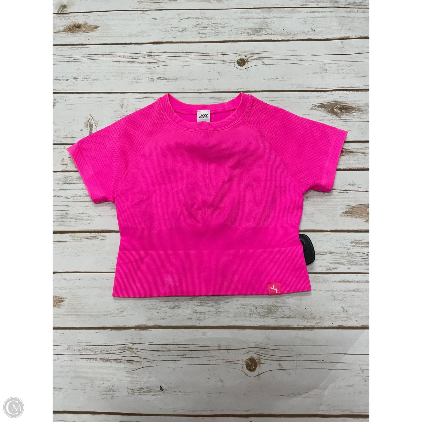 Top Short Sleeve By Joy Lab In Pink, Size: S