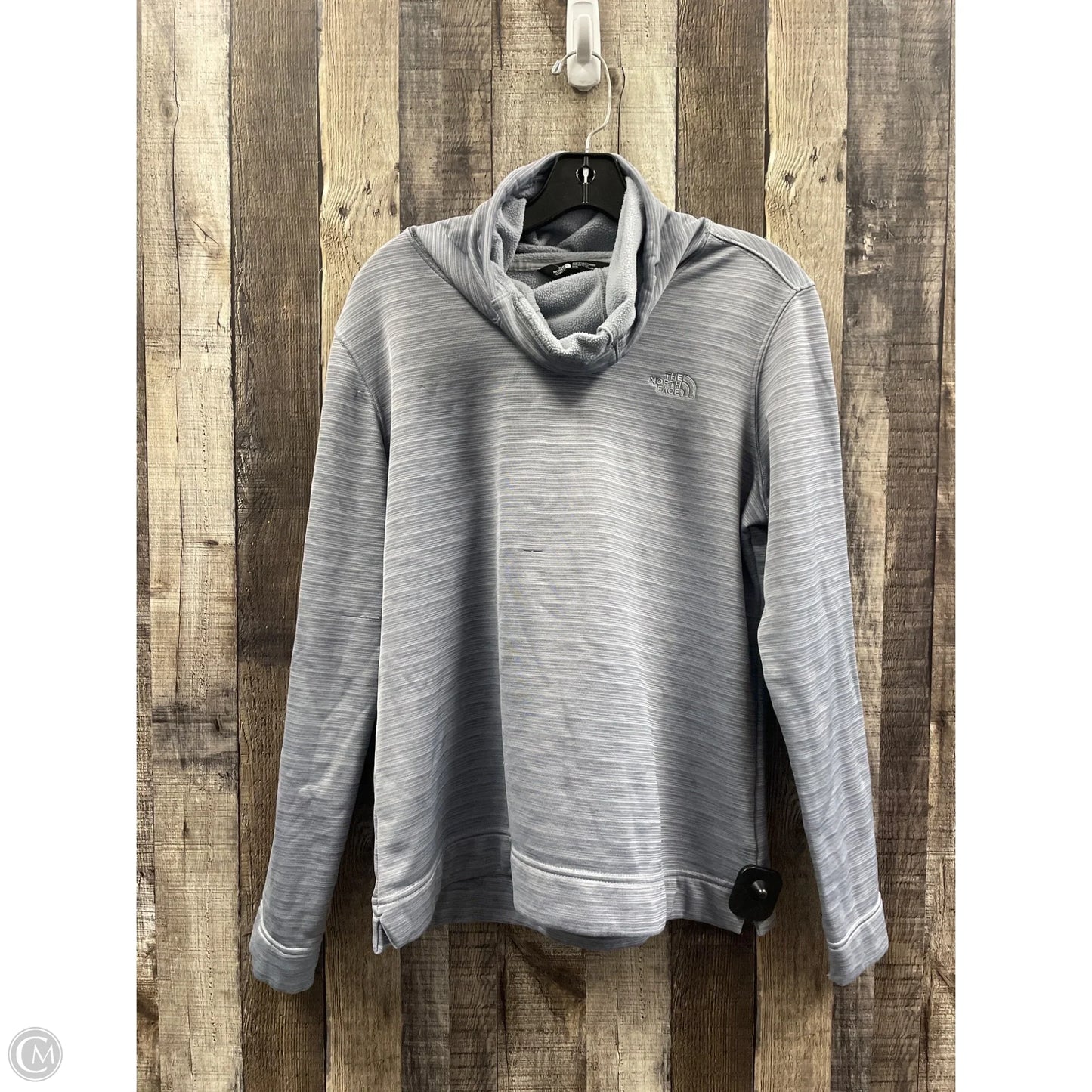 Athletic Sweatshirt Collar By The North Face In Grey, Size: L