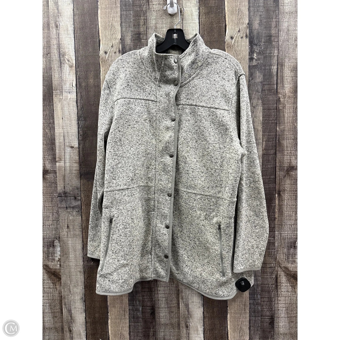 Jacket Other By Eddie Bauer In Grey, Size: 2x