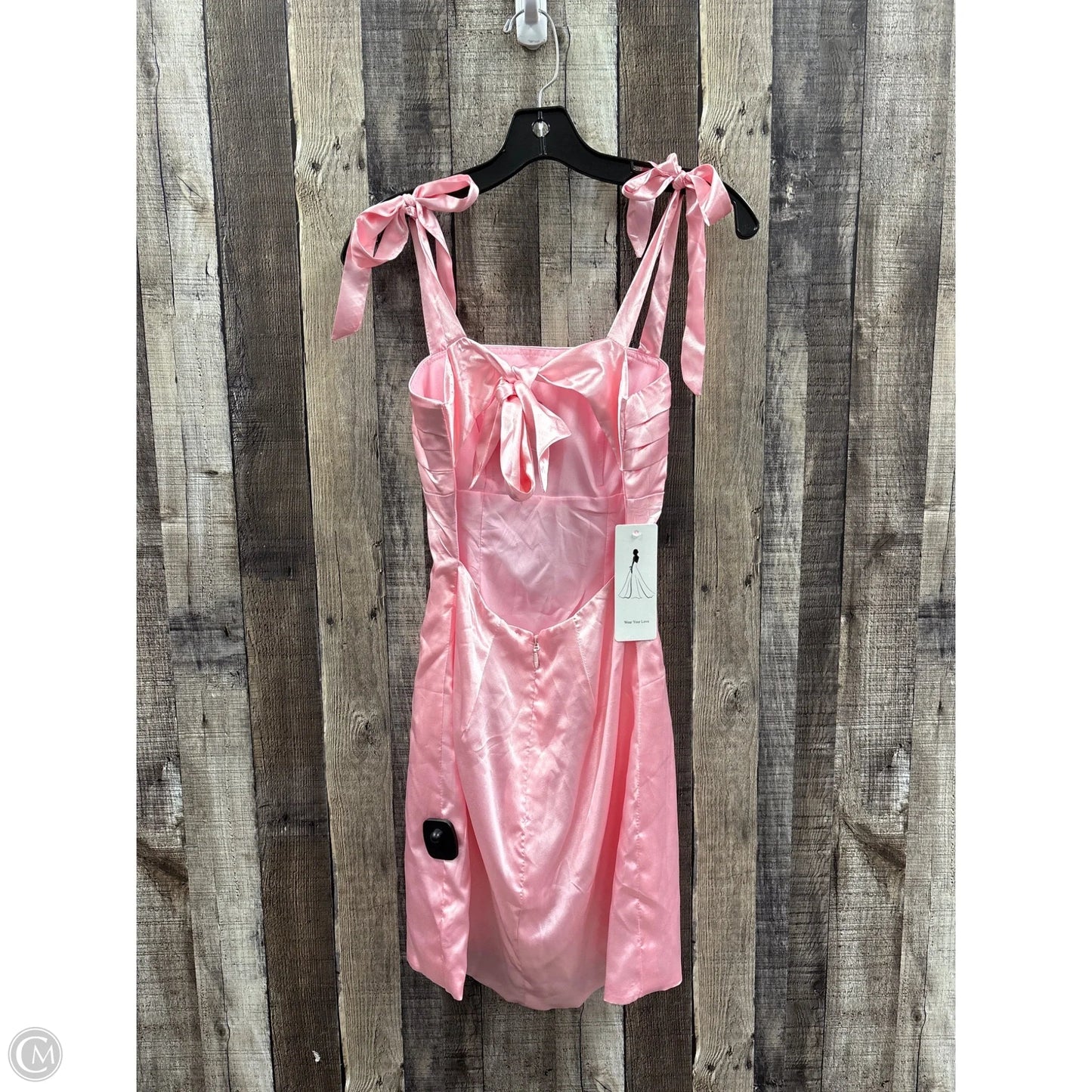 Dress Party Midi By Cme In Pink, Size: Xs