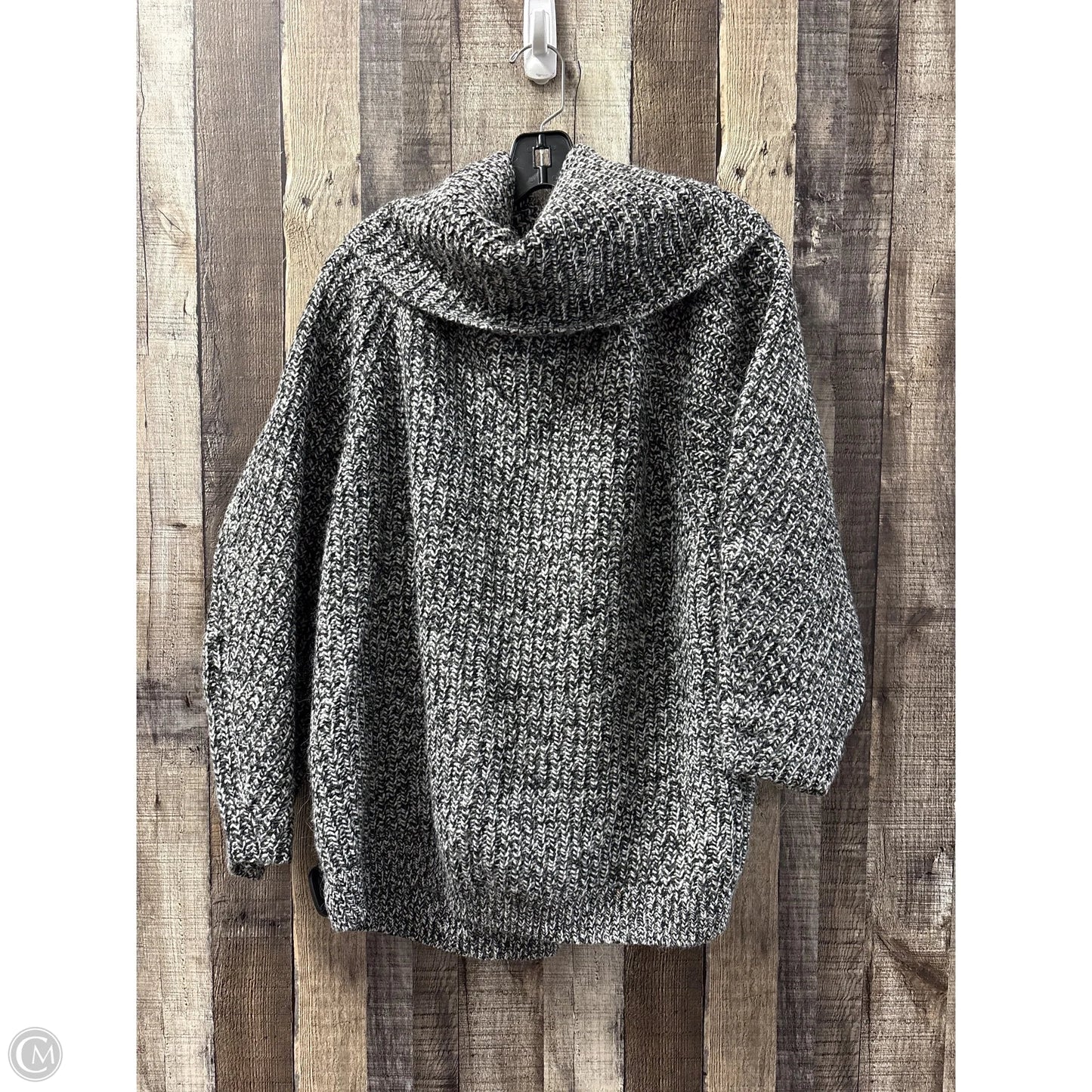 Sweater By Gap In Black & White, Size: Xl