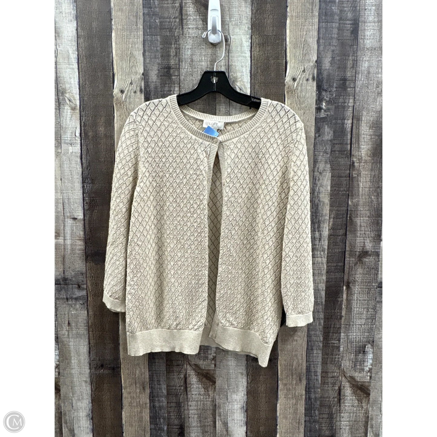 Cardigan By Loft In Gold, Size: L