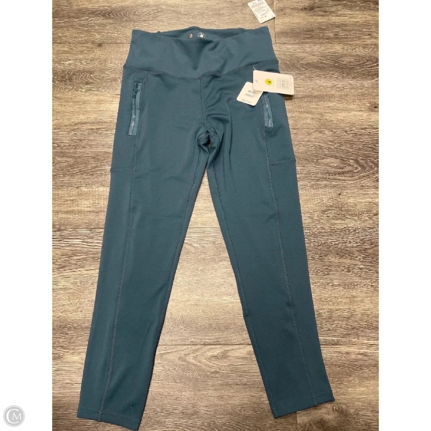 Athletic Leggings By Cme In Blue, Size: L