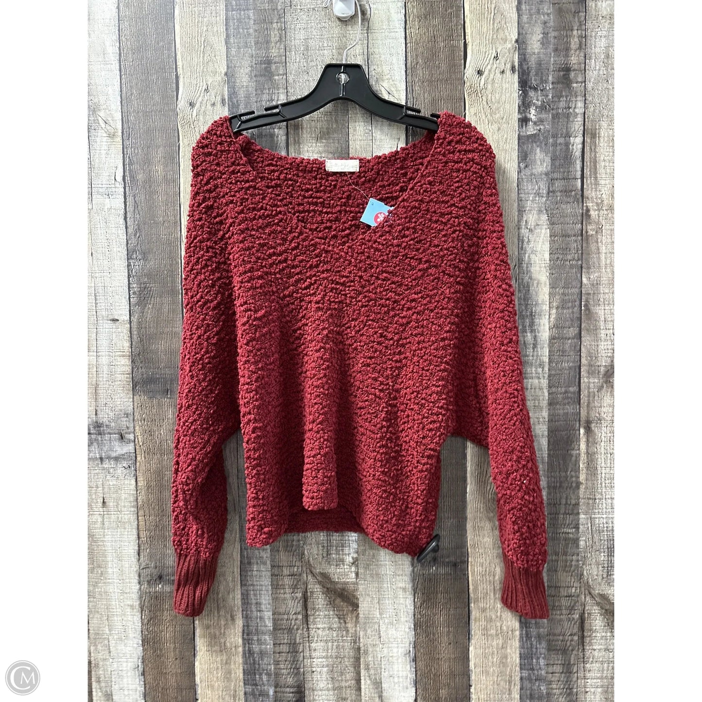 Sweater By Altard State In Maroon, Size: Xs