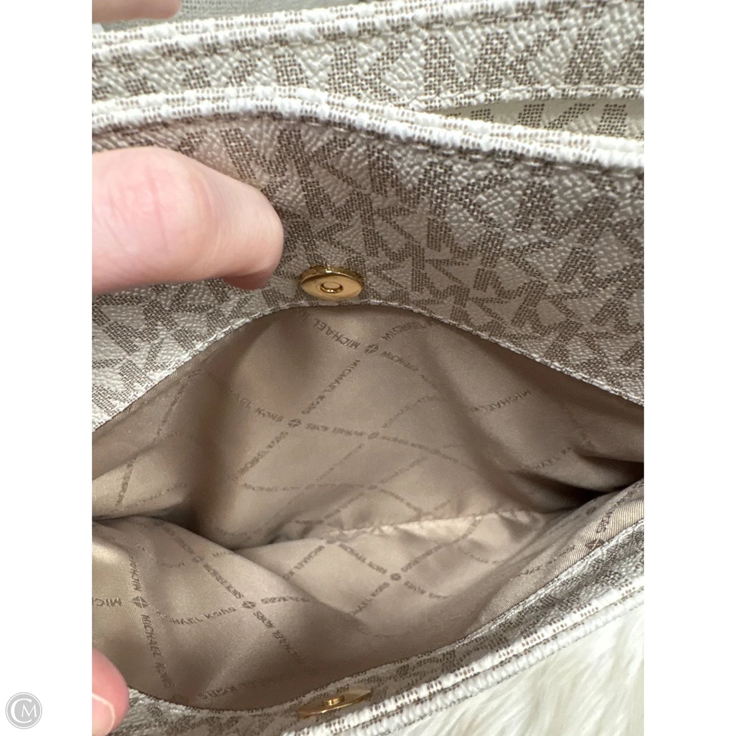 Crossbody Designer By Michael Kors, Size: Medium