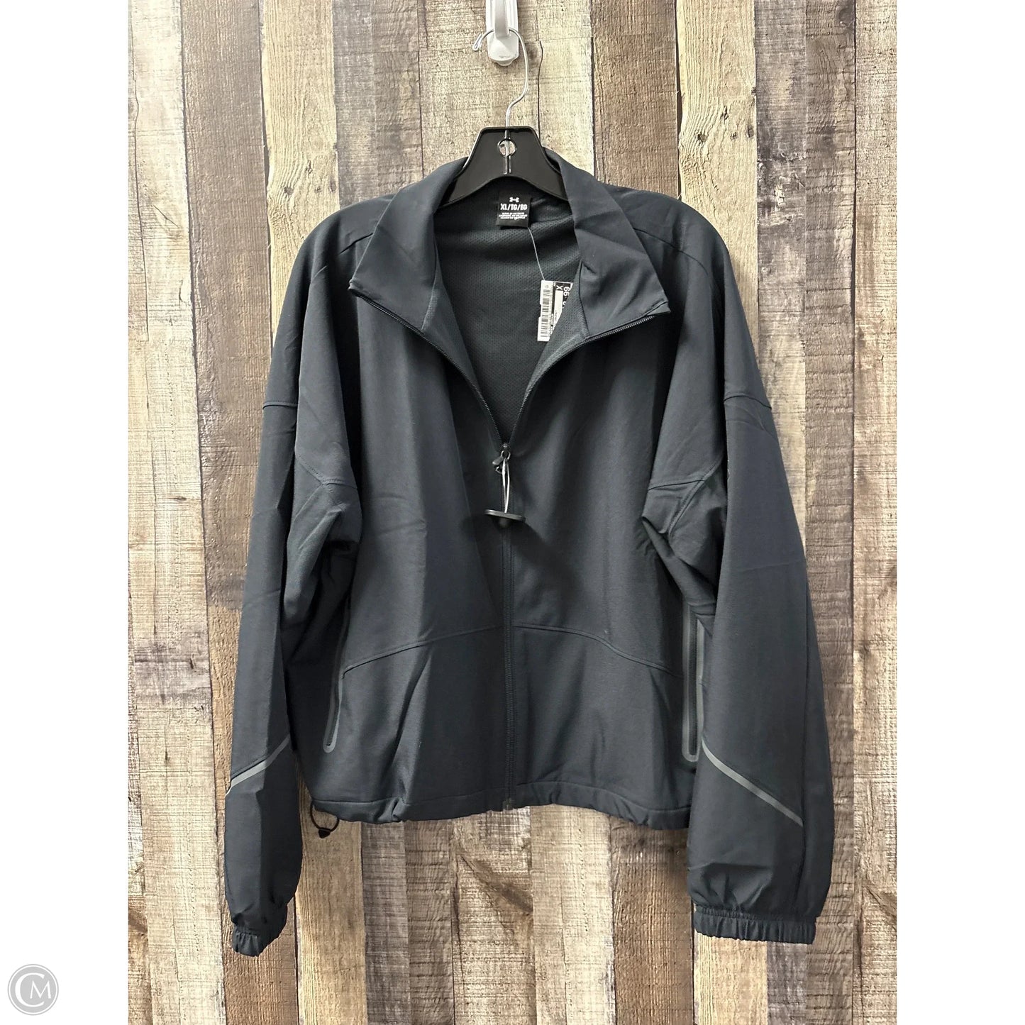 Athletic Jacket By Under Armour In Black, Size: Xl