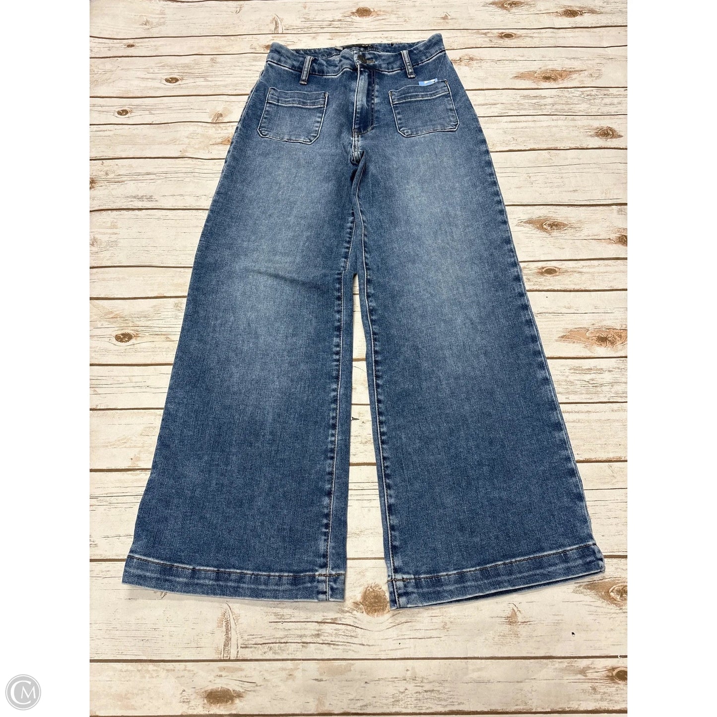 Jeans Wide Leg By Kut In Blue Denim, Size: 2