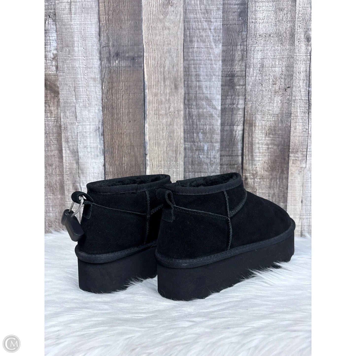 Boots Ankle Flats By Cushionaire In Black, Size: 7