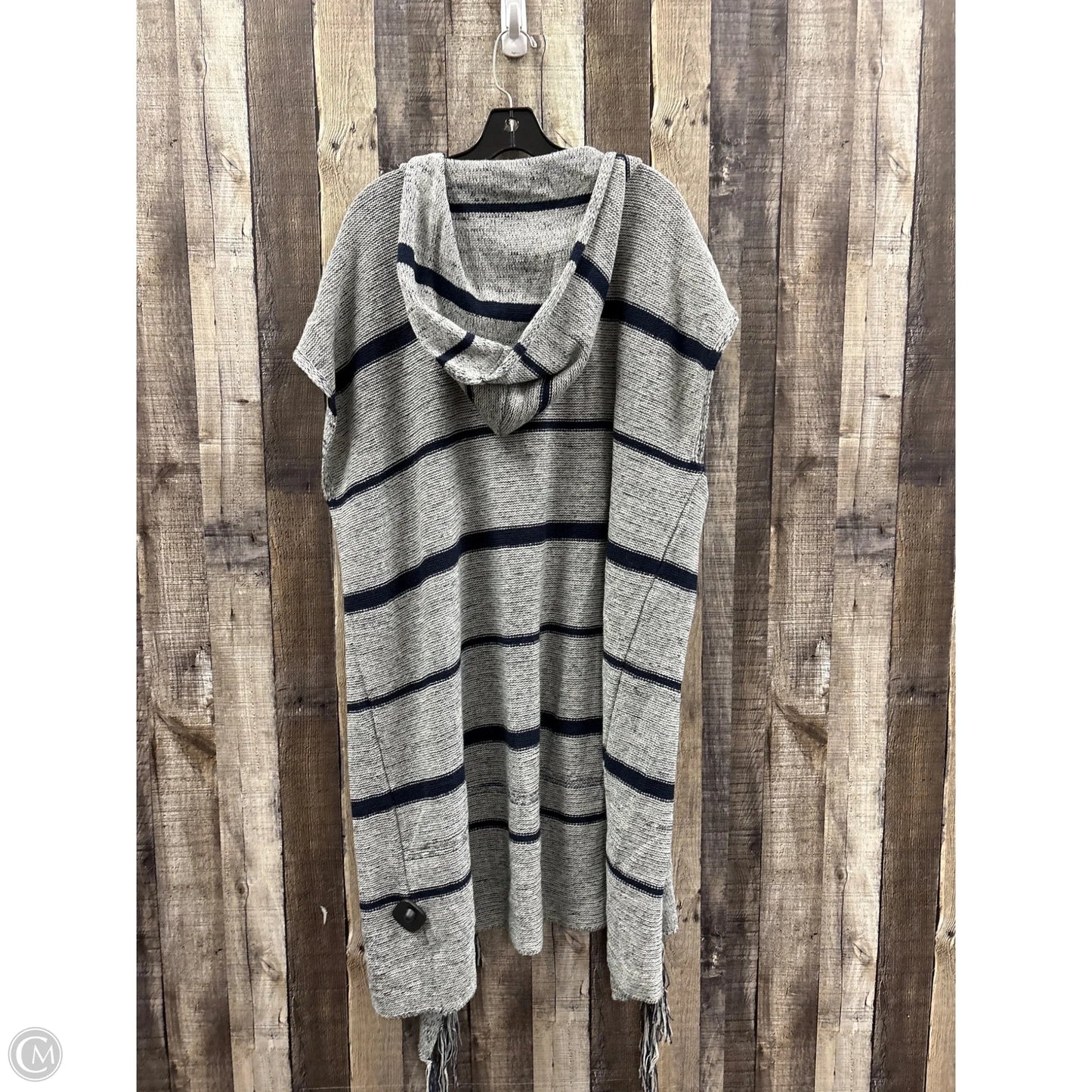 Cardigan By Cme In Blue & Grey, Size: Osfm