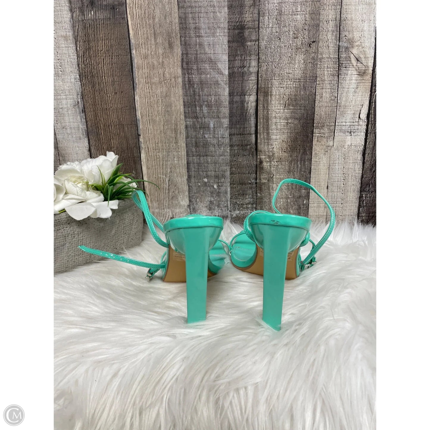 Shoes Heels Stiletto By Cmb In Green, Size: 9