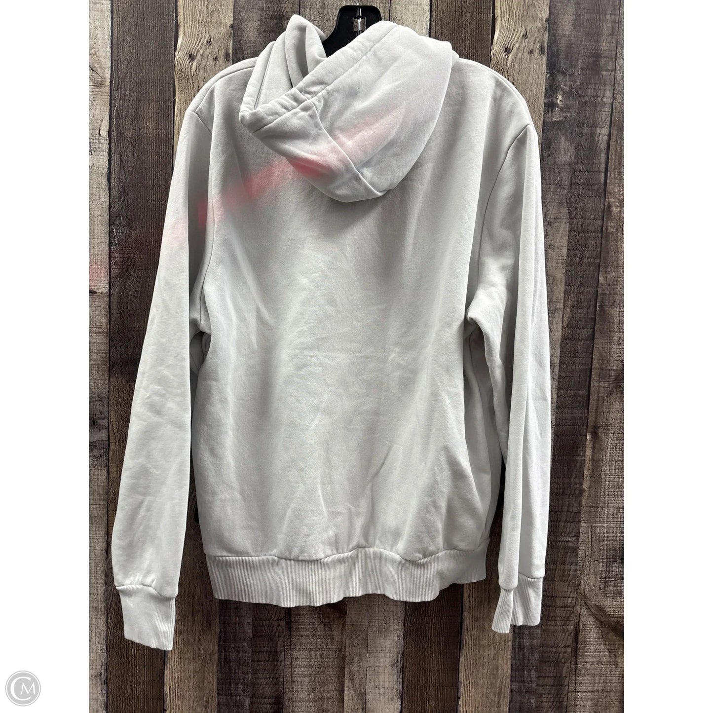 Sweatshirt Hoodie By Cme In Grey, Size: M