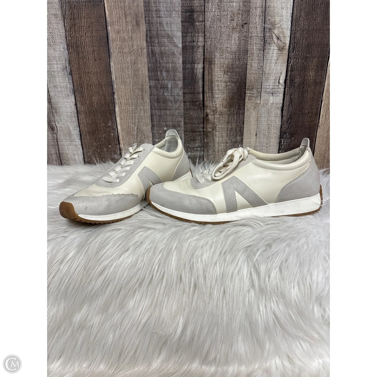 Shoes Athletic By Mia In Cream, Size: 7.5