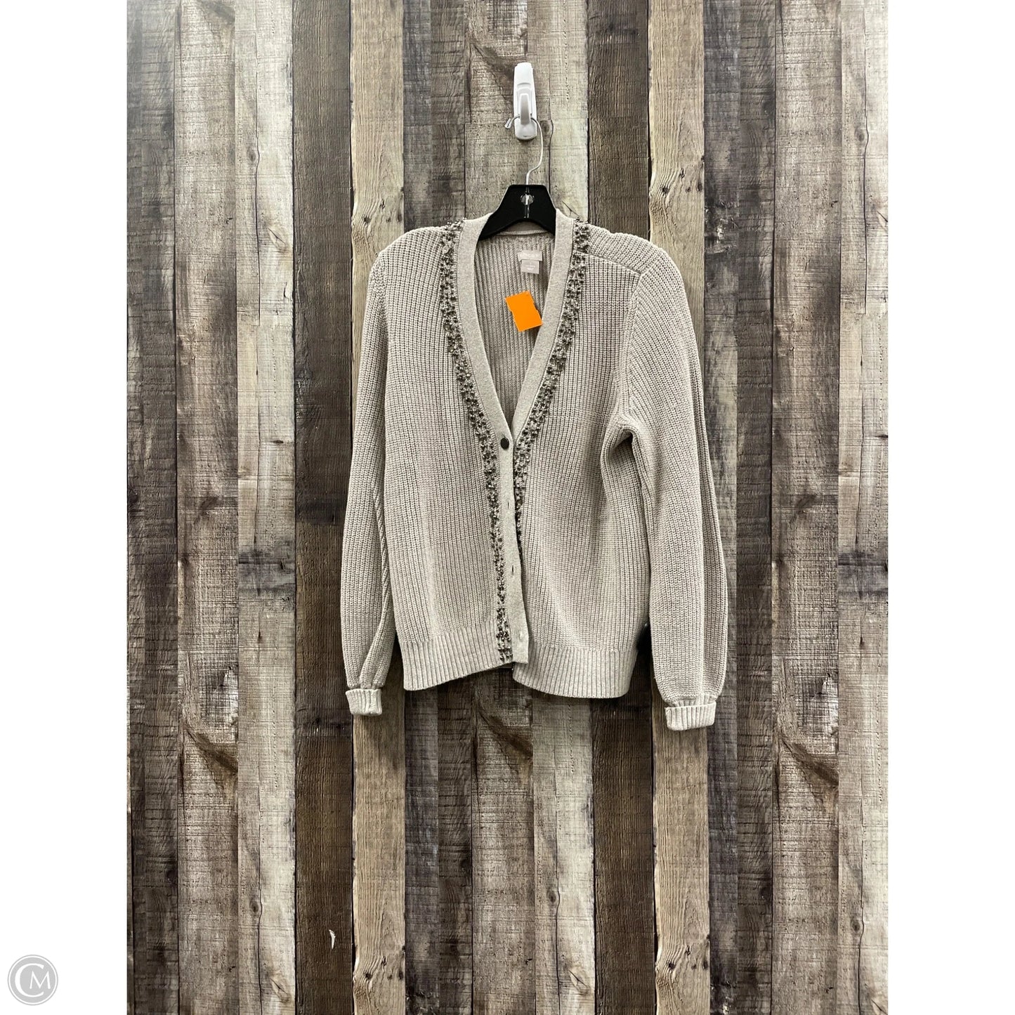 Cardigan By Chicos In Tan, Size: M