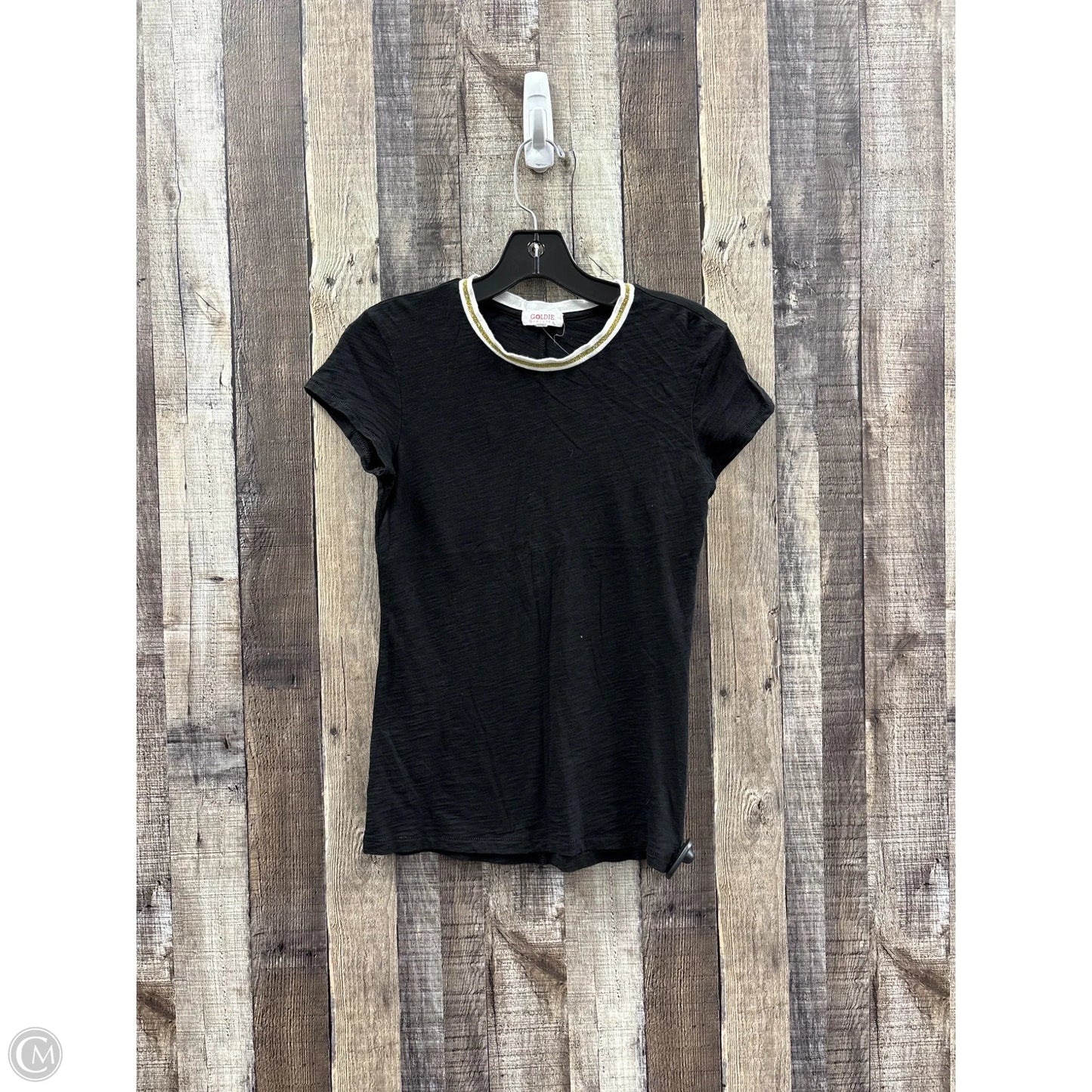 Top Short Sleeve By Cmc In Black, Size: Xs