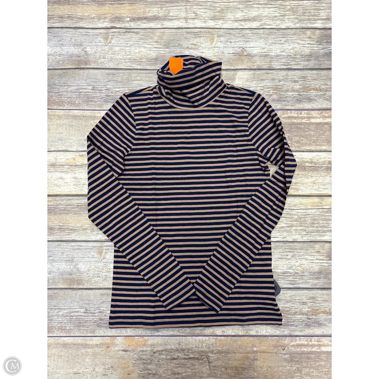 Top Long Sleeve By J. Crew In Striped Pattern, Size: Xs