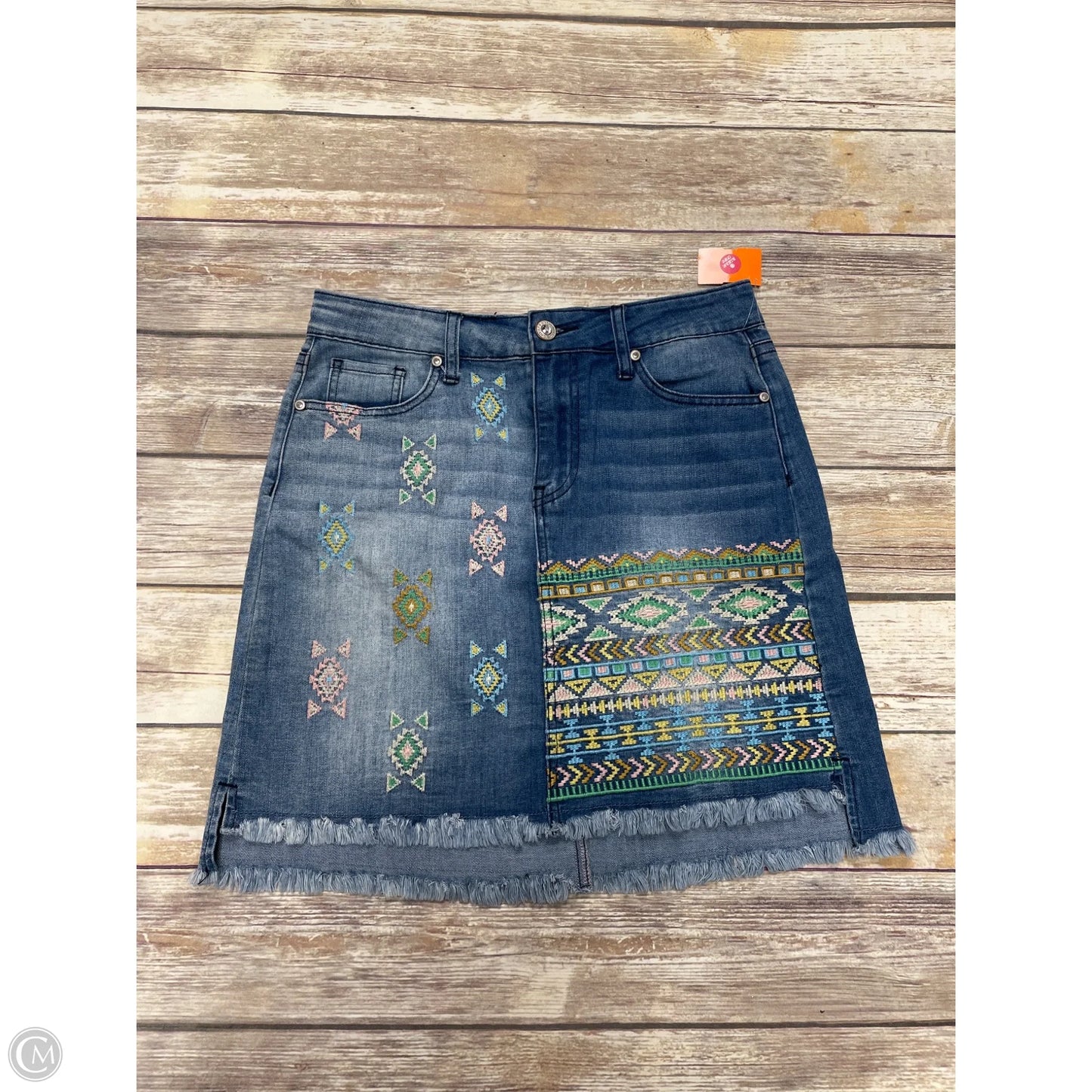 Skirt Midi By Hydraulic In Blue Denim, Size: 6