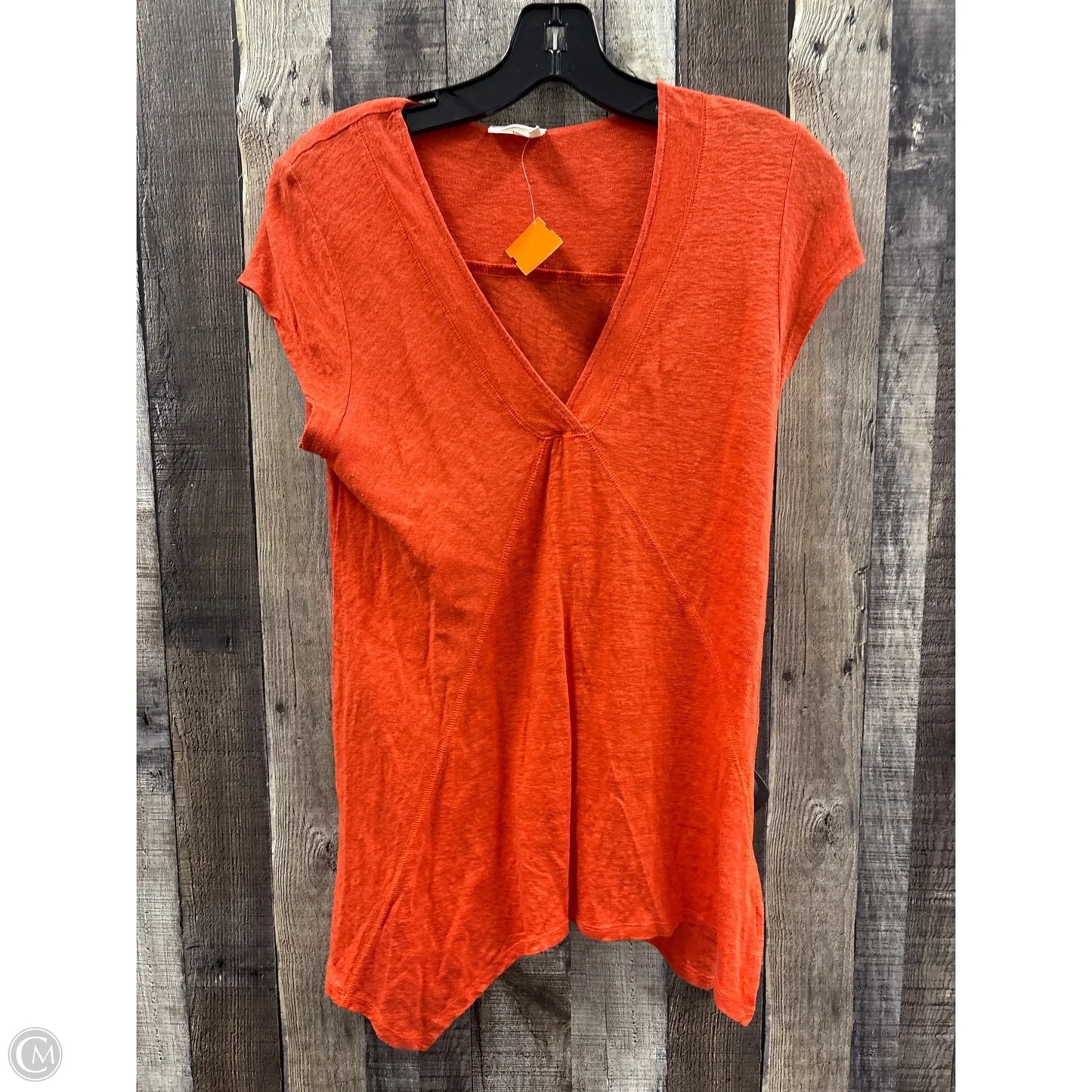 Top Sleeveless By Meadow Rue In Orange, Size: M