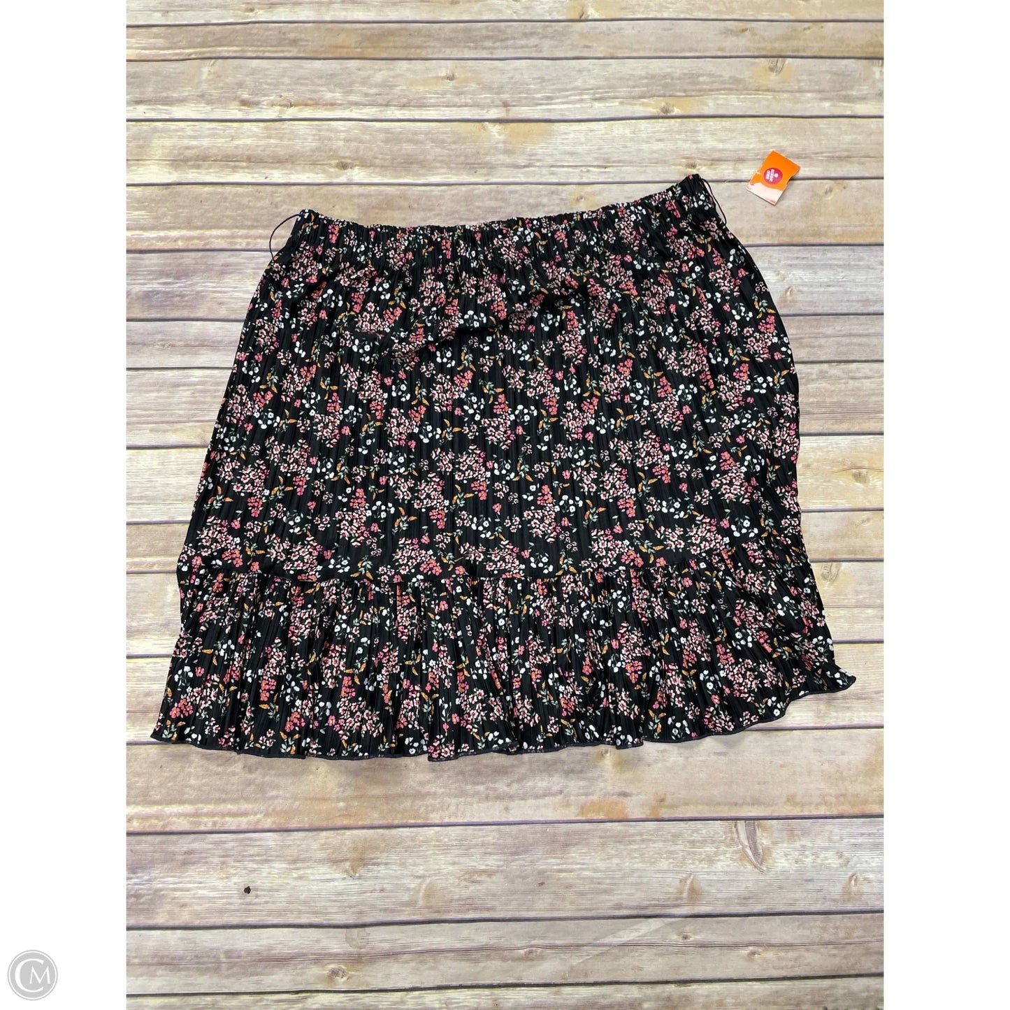 Skirt Midi By Loft In Floral Print, Size: L