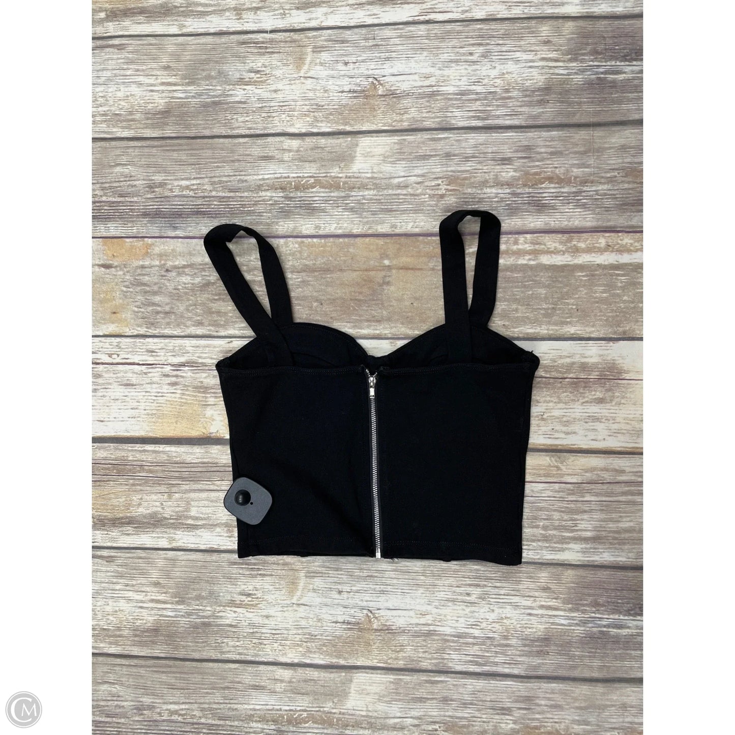 Top Sleeveless By Shinestar In Black, Size: S