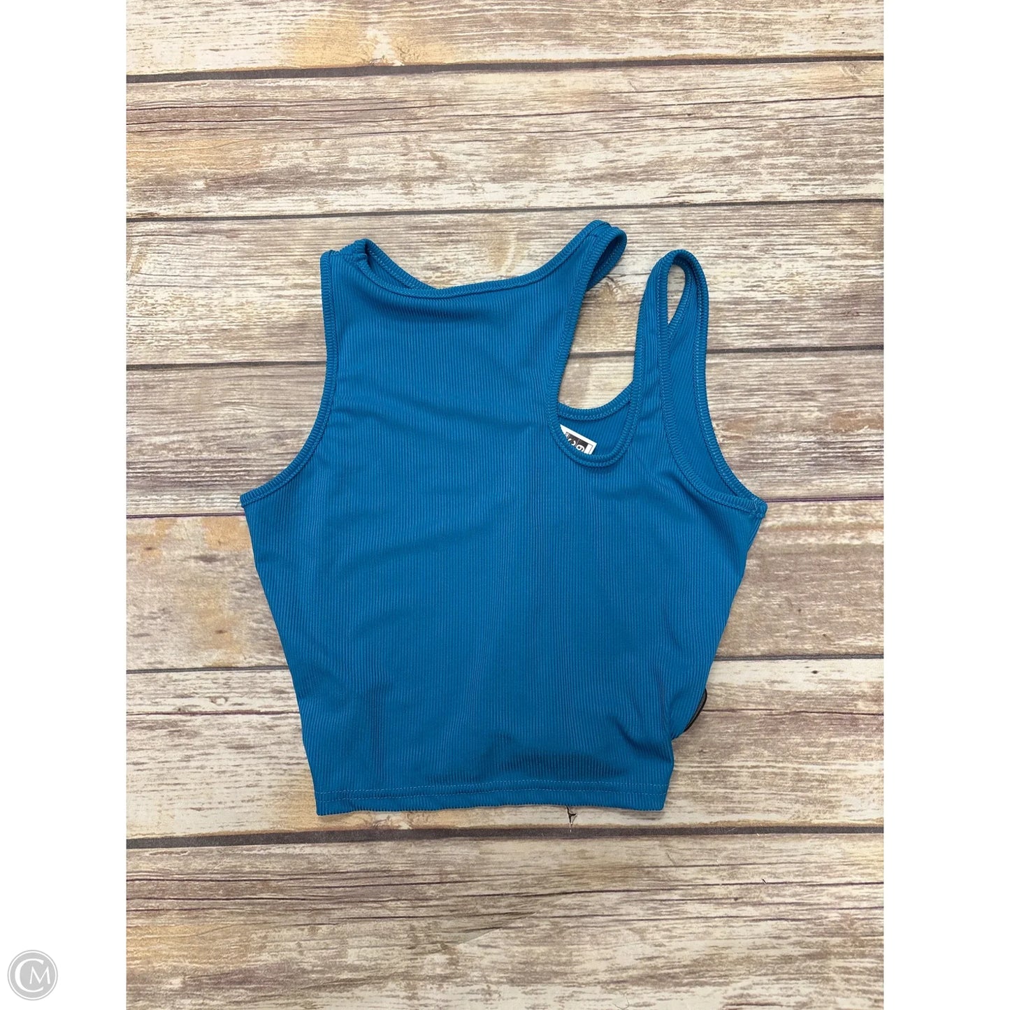 Top Sleeveless By Shein In Blue, Size: M