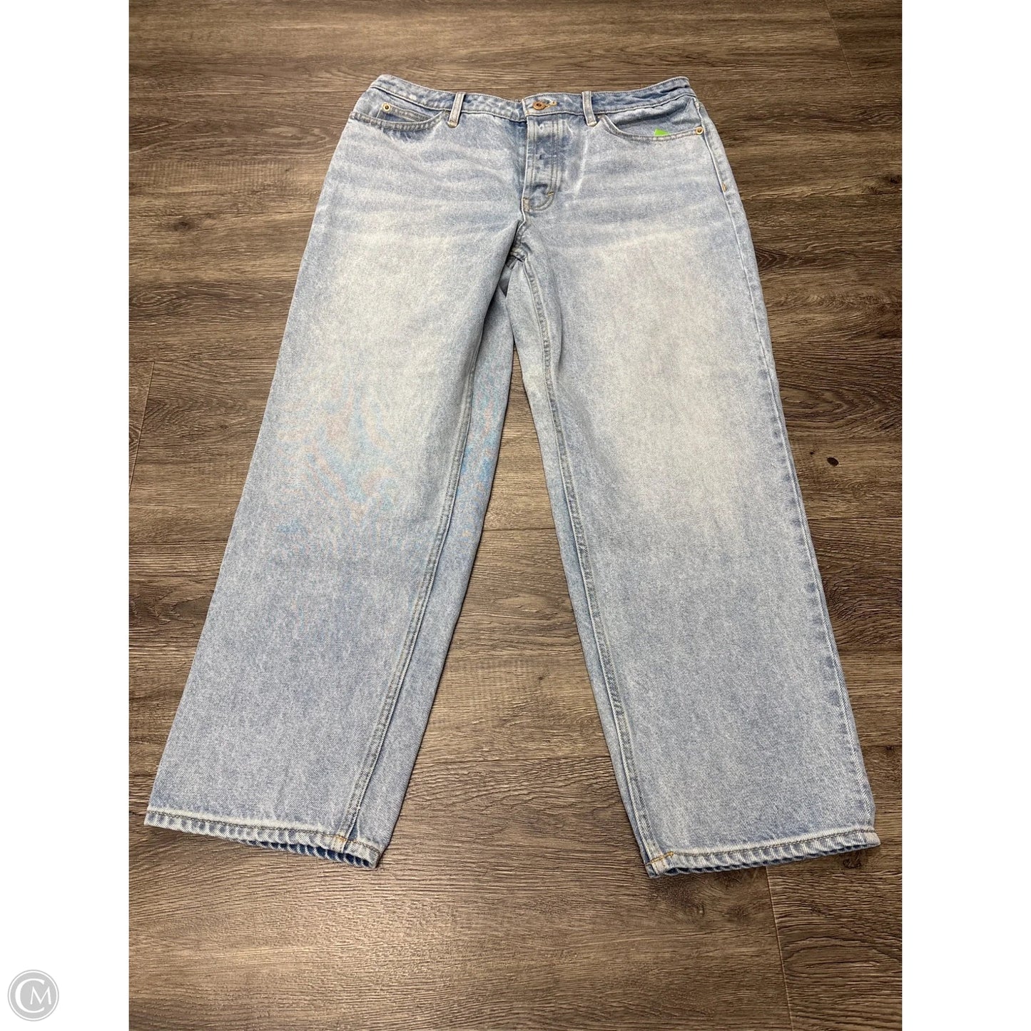 Jeans Wide Leg By Ryegrass In Blue Denim, Size: 12