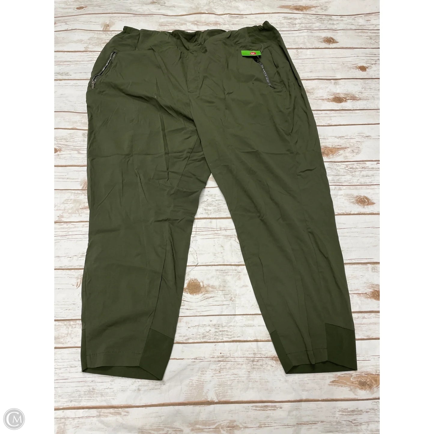 Athletic Pants By Athleta In Green, Size: 22