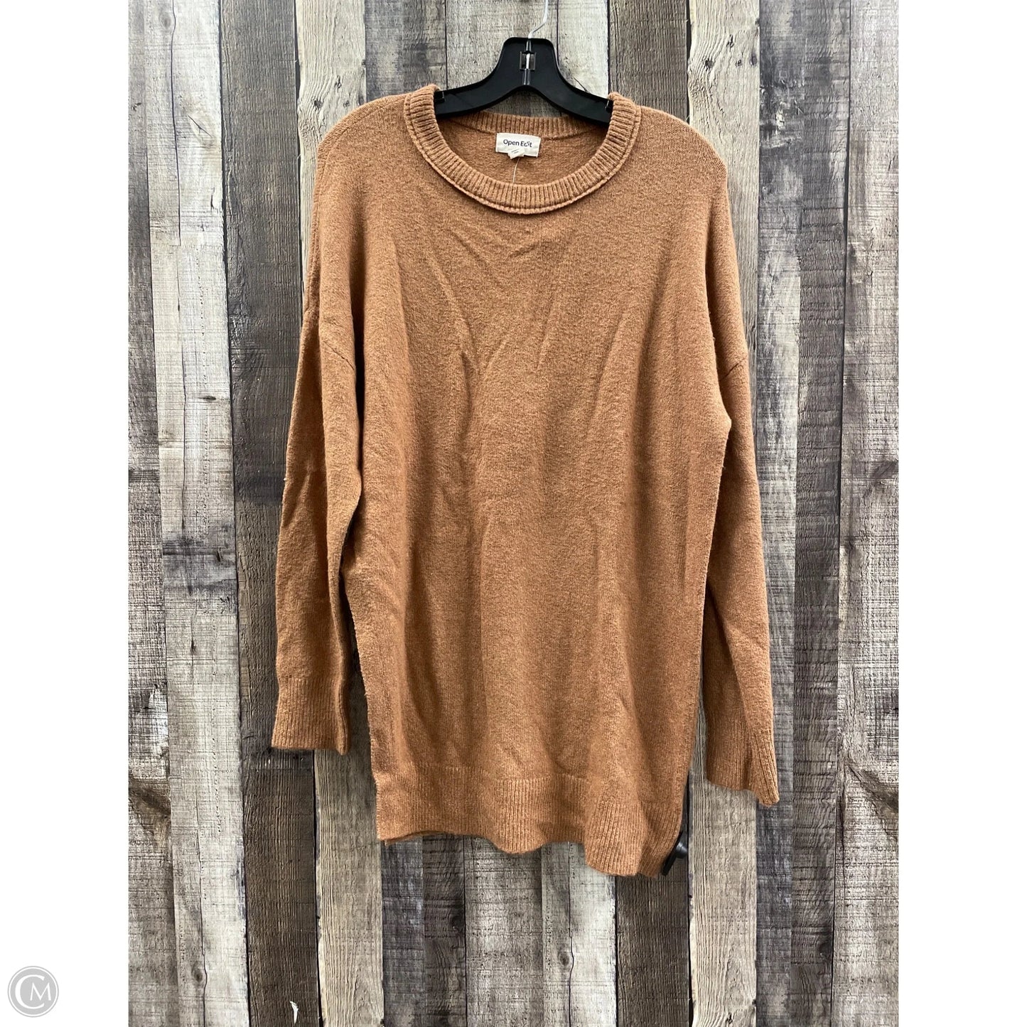 Sweater By Open Edit In Brown, Size: S