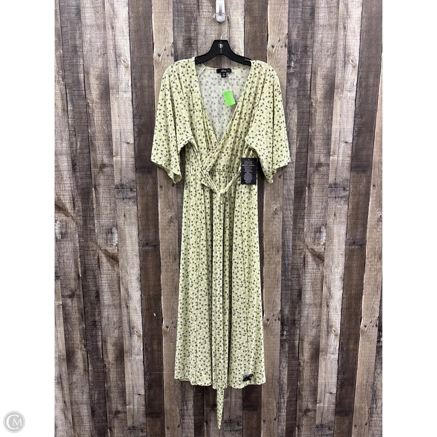 Dress Casual Maxi By Ellos In Green, Size: M