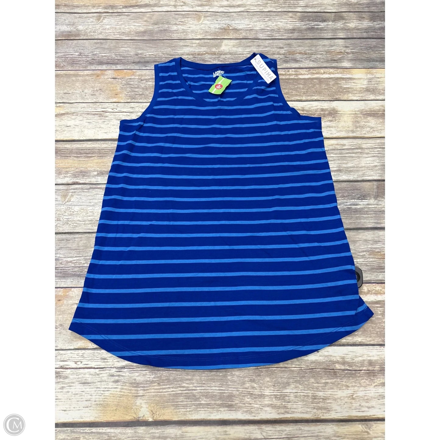 Tank Top By Lands End In Blue, Size: S