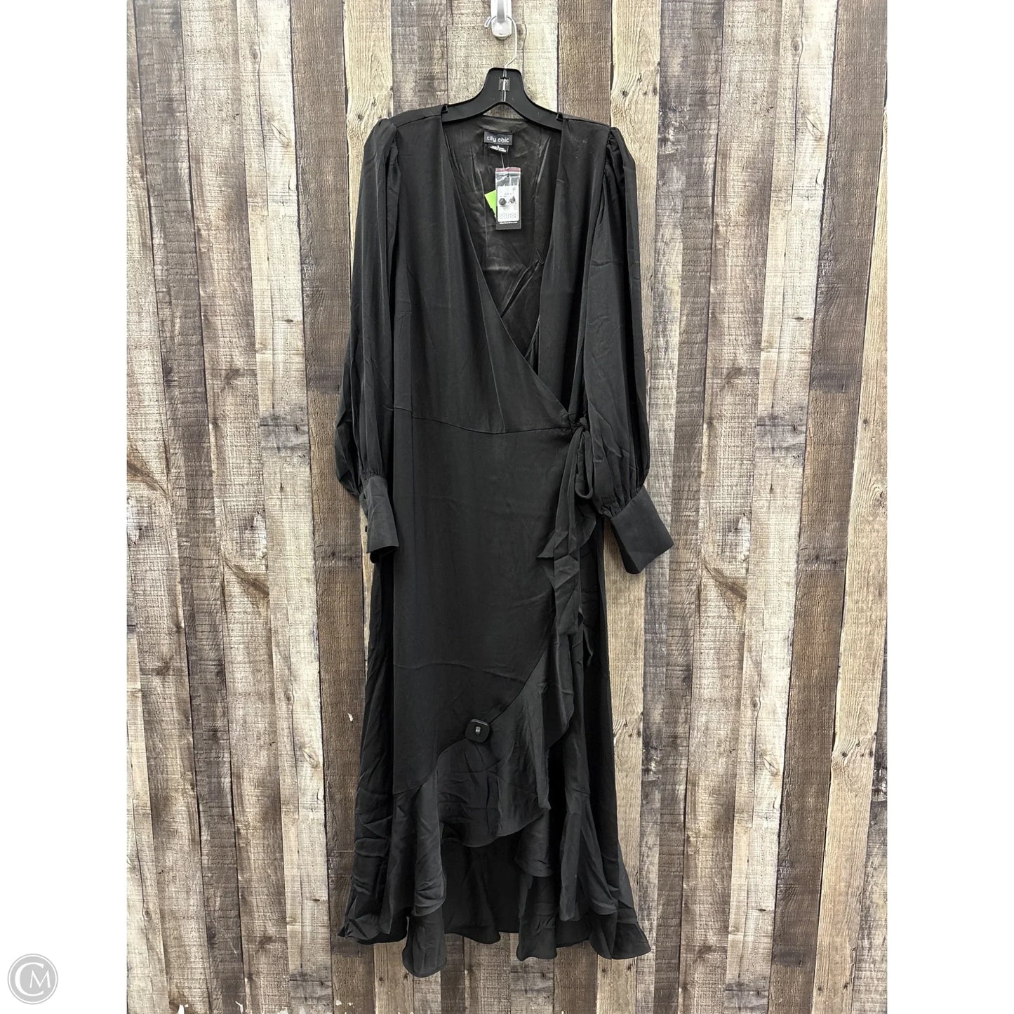 Dress Casual Maxi By City Chic In Black, Size: S