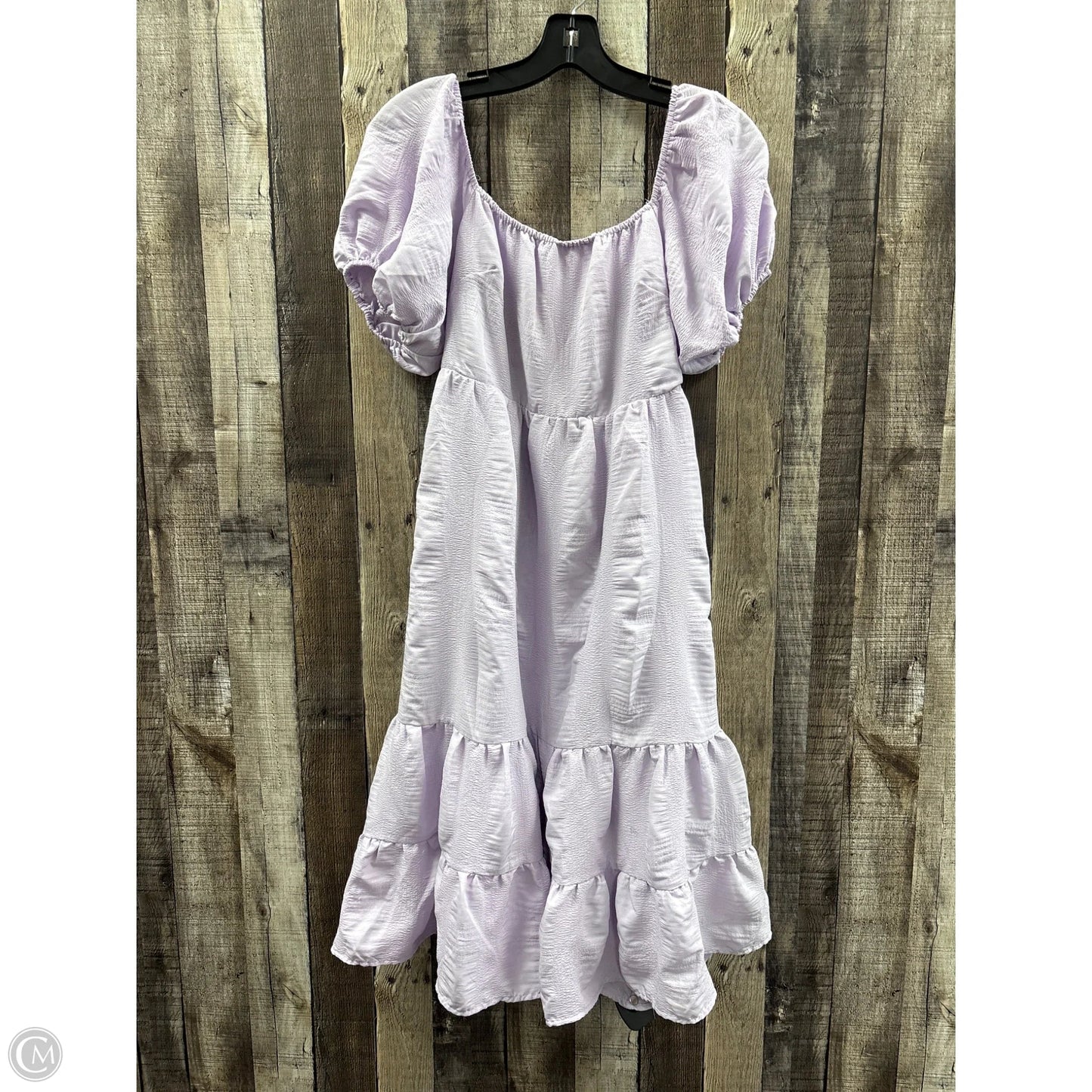 Dress Casual Midi By Hyfve In Purple, Size: L