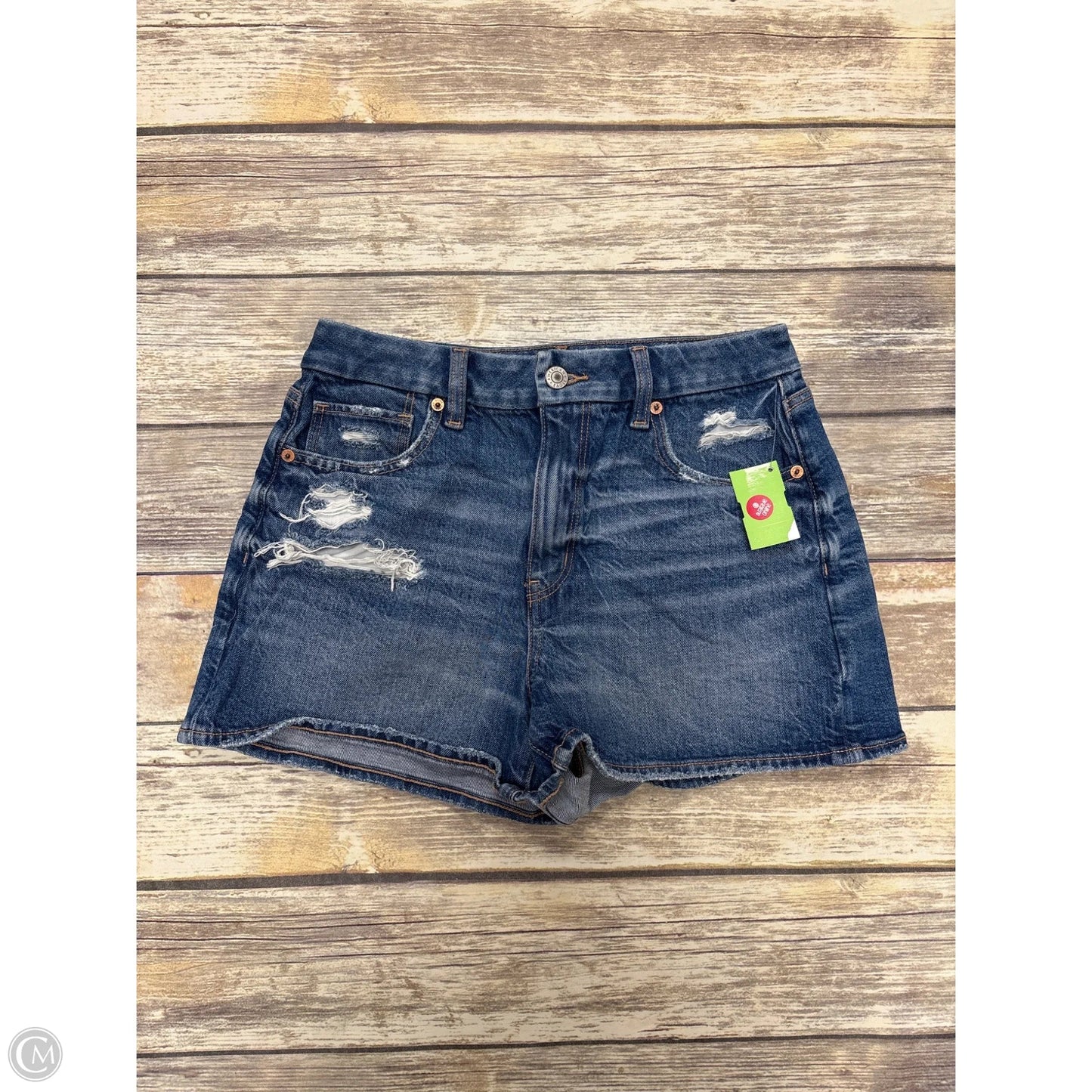 Shorts By American Eagle In Blue Denim, Size: 6