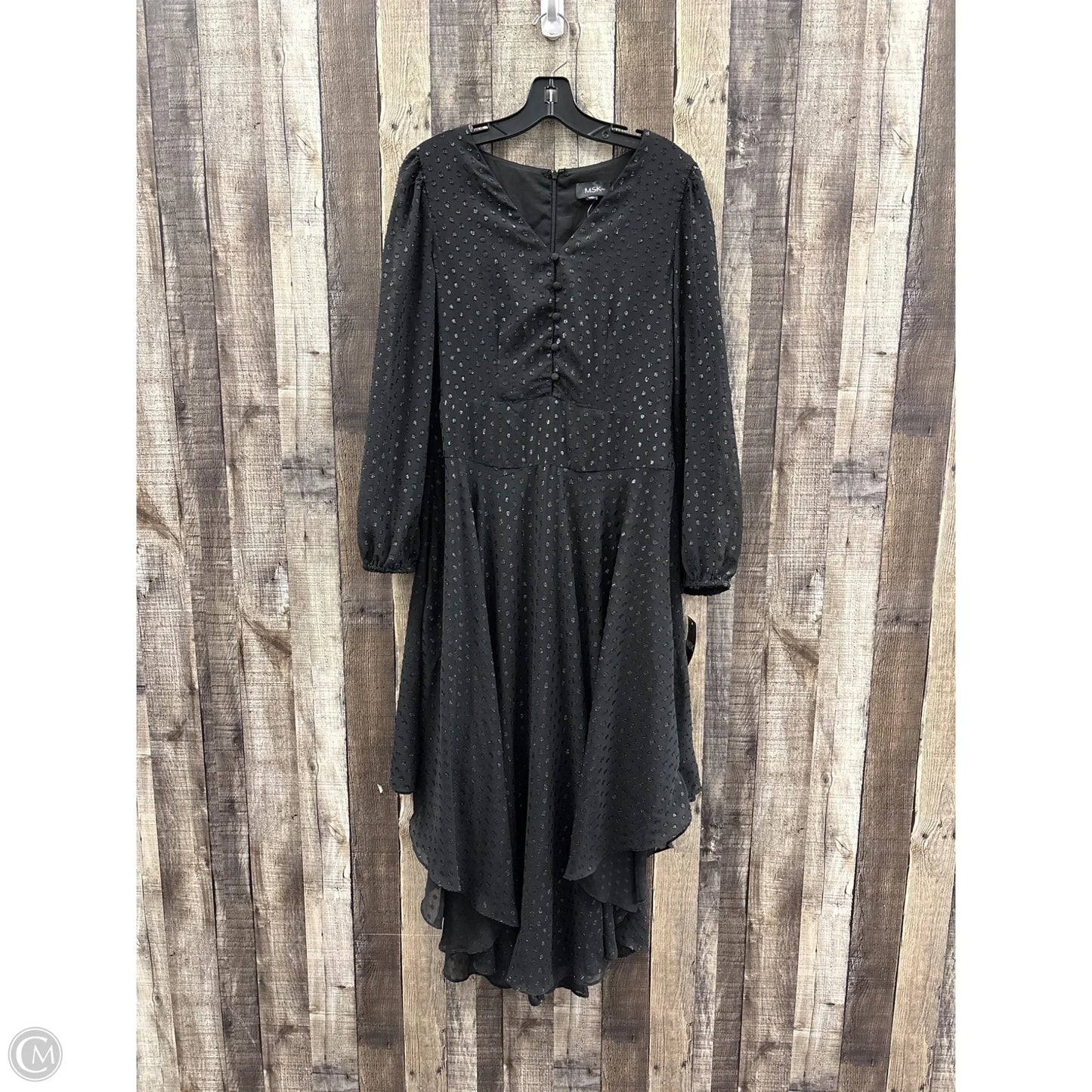 Dress Casual Maxi By Msk In Black, Size: M