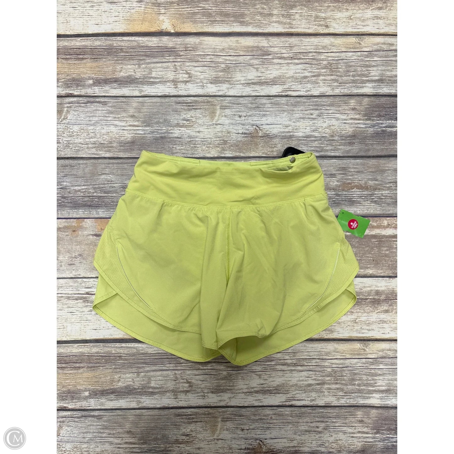 Athletic Shorts By Lululemon In Green, Size: 4