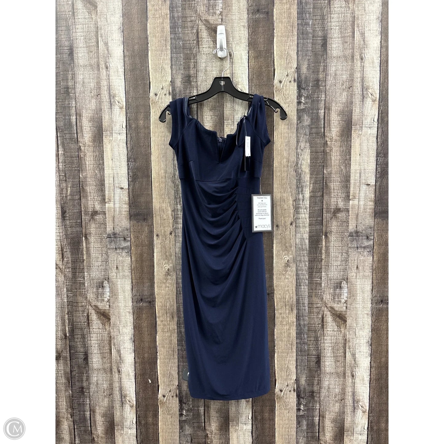 Dress Casual Midi By Cme In Navy, Size: 6p
