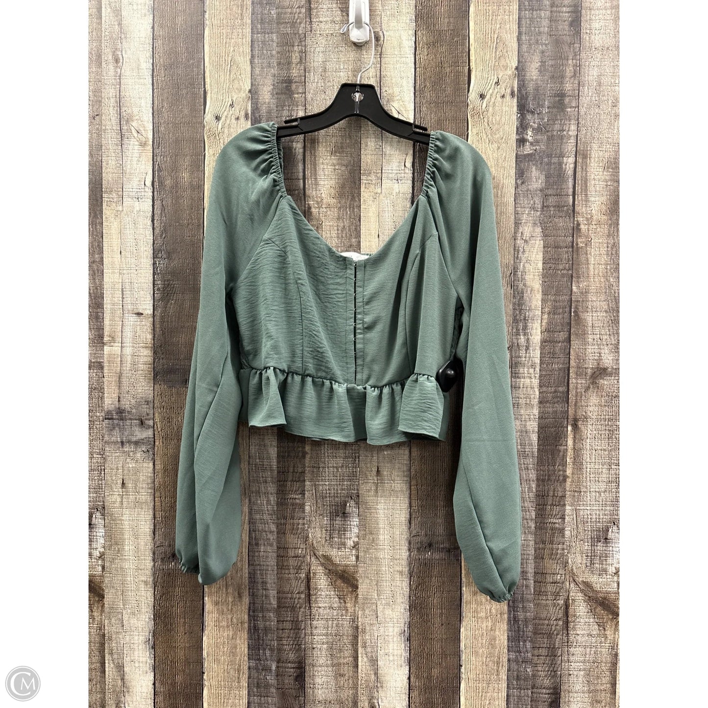 Top Long Sleeve By Altard State In Green, Size: Xl