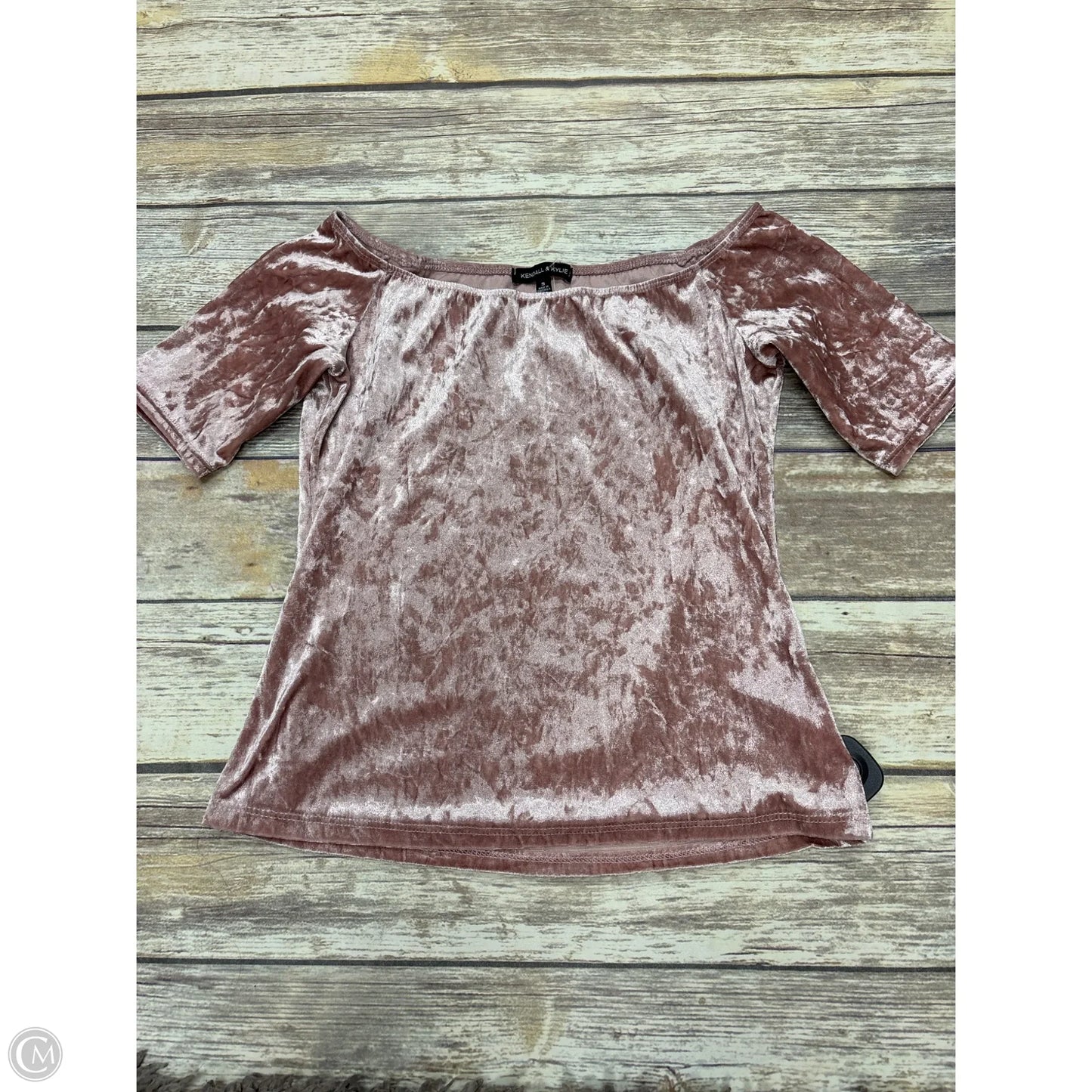 Top Short Sleeve By Kendall + Kylie In Pink, Size: S