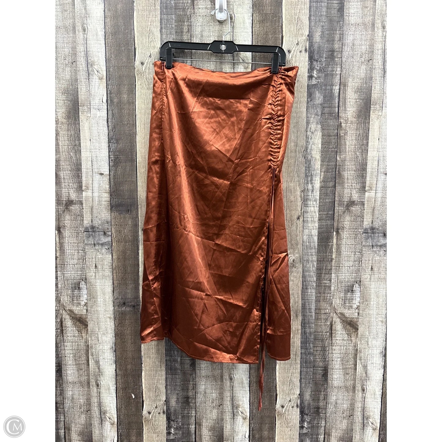 Skirt Maxi By Cider In Bronze, Size: Xl