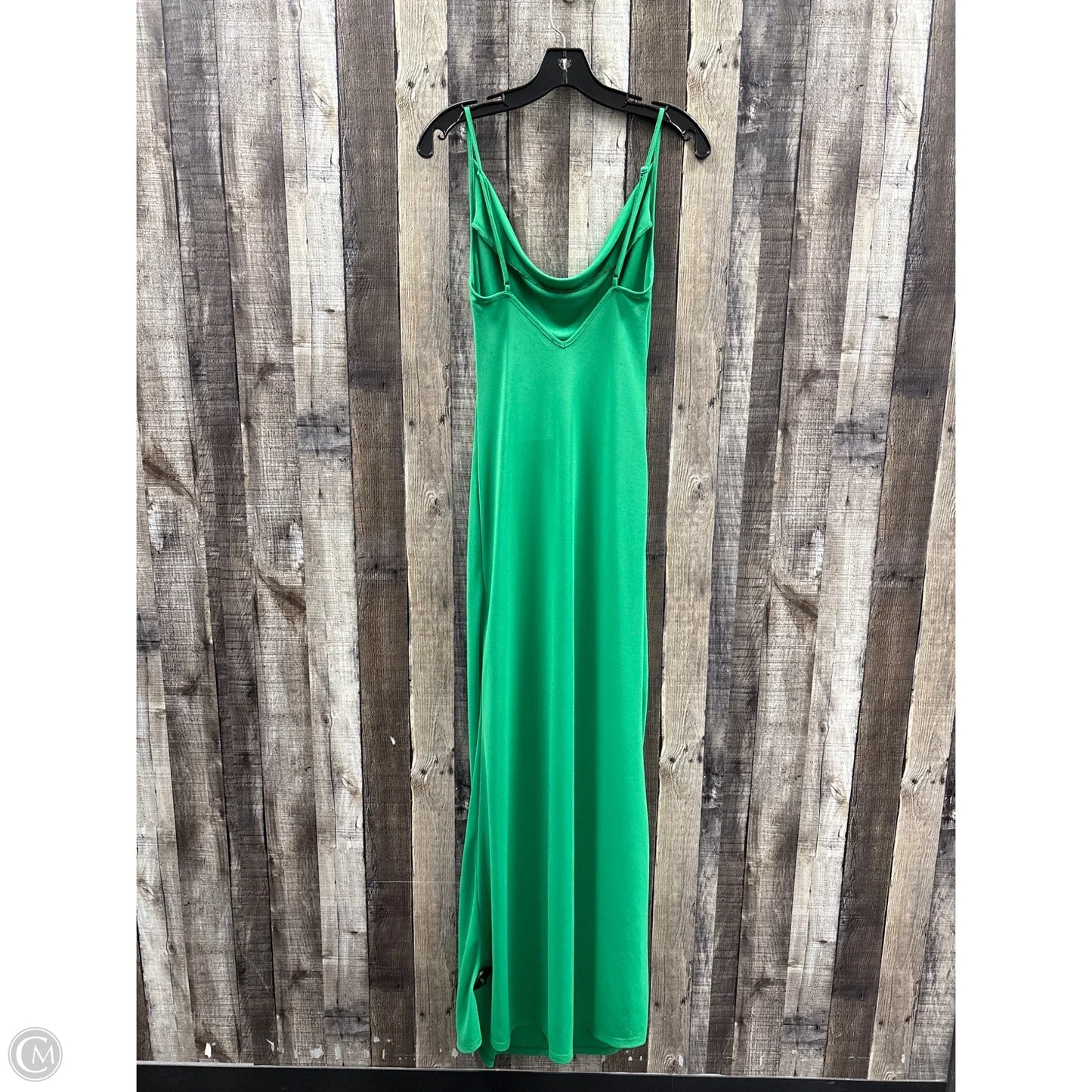Dress Casual Maxi By Pull&bear In Green, Size: S