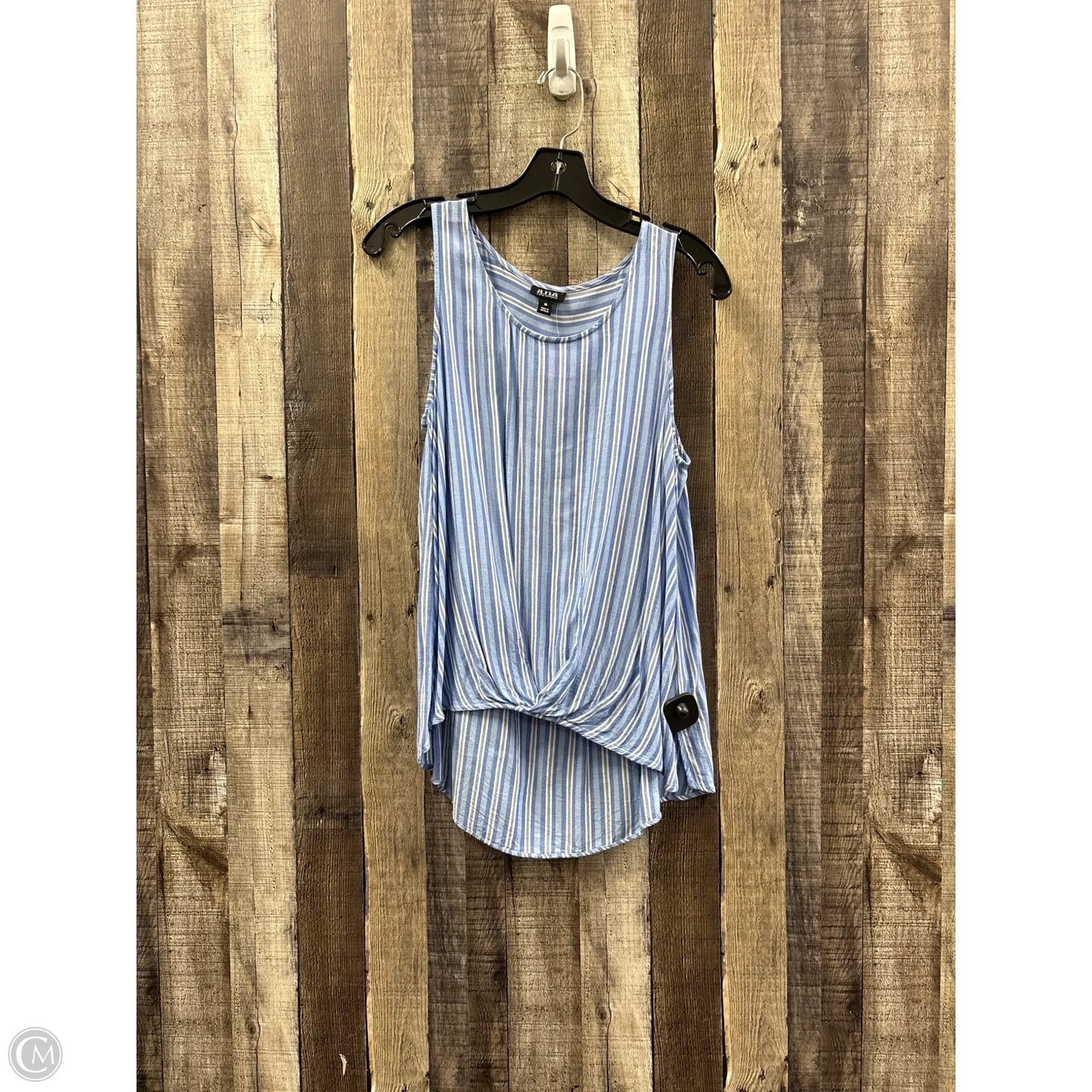Top Sleeveless By Ana In Blue, Size: M