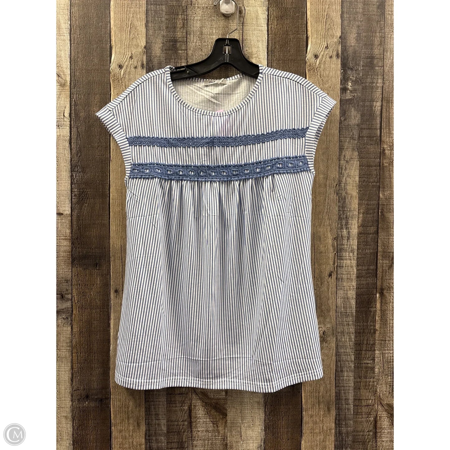 Top Sleeveless By Cme In Blue, Size: S