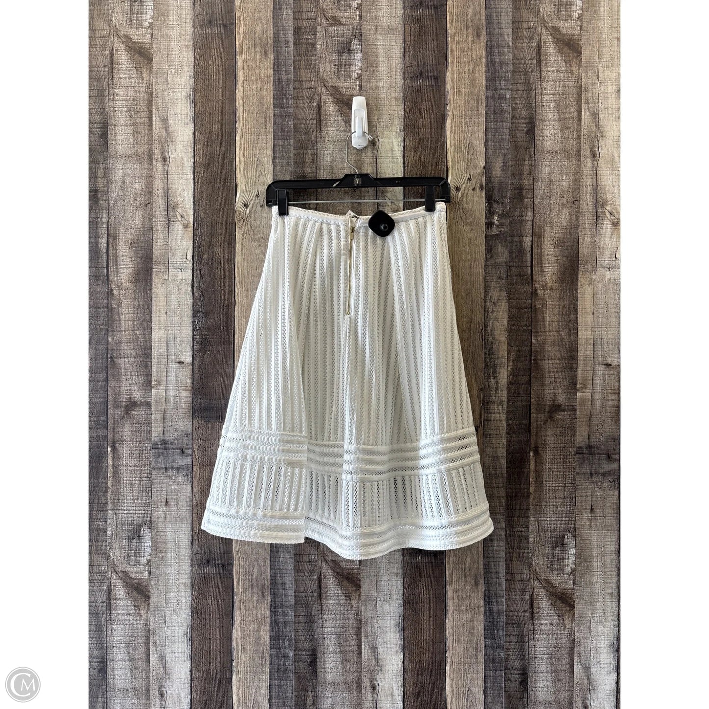 Skirt Maxi By H&m In White, Size: S