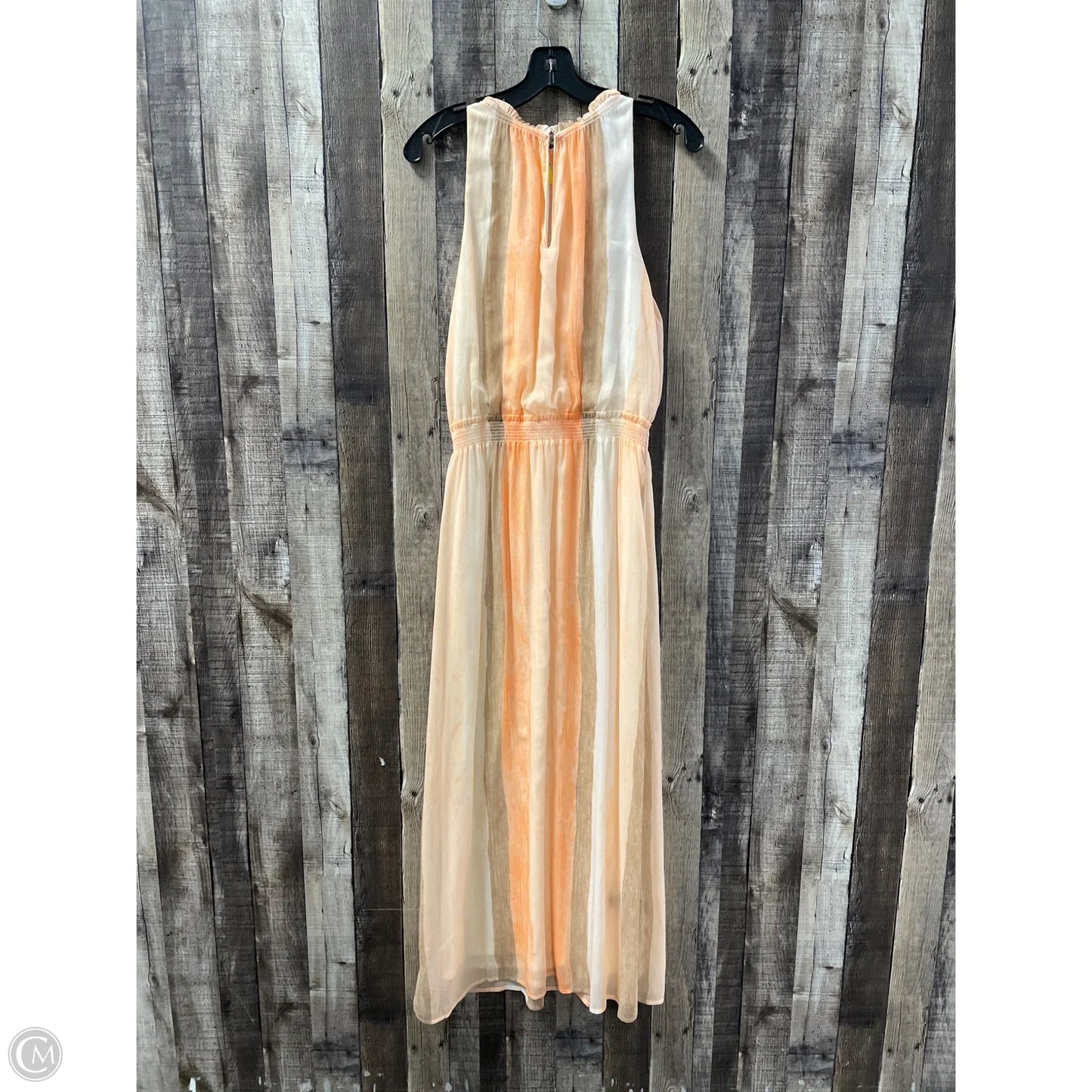 Dress Casual Maxi By Chicos In Orange, Size: 0