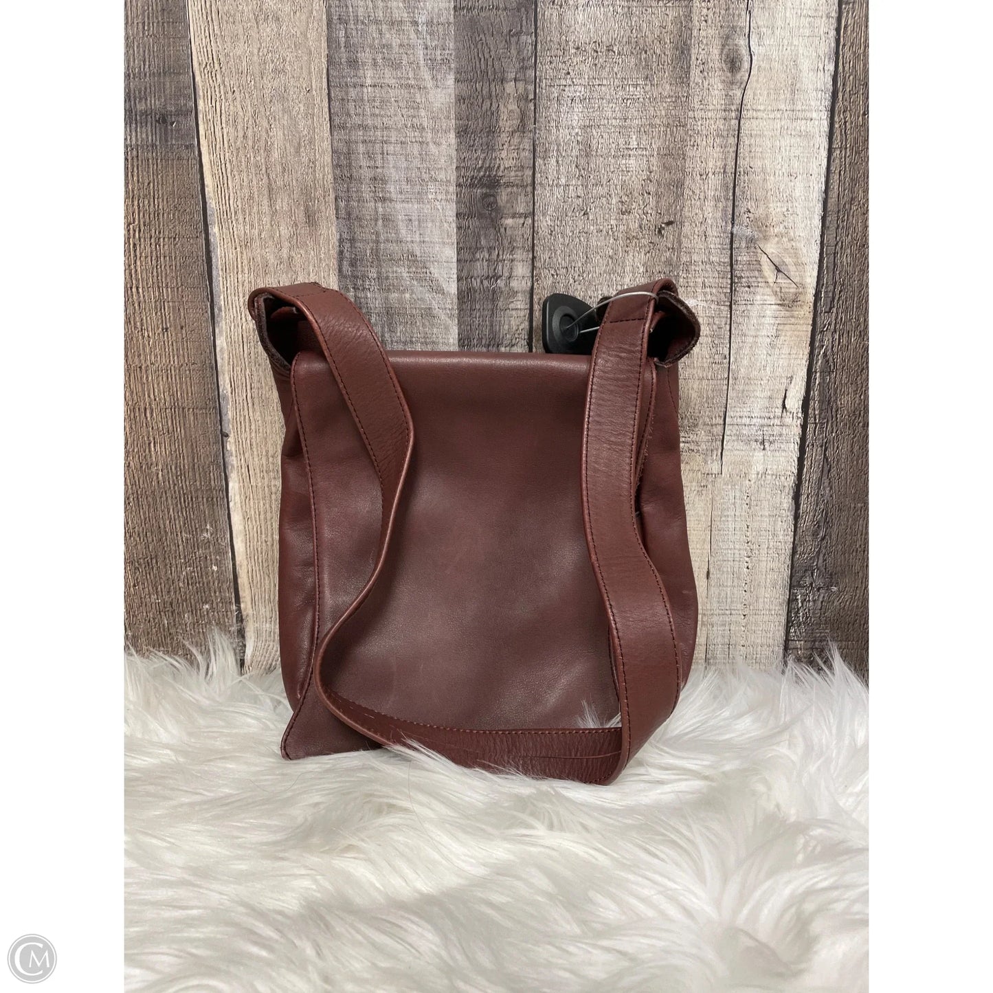 Handbag Leather By Cme, Size: Medium