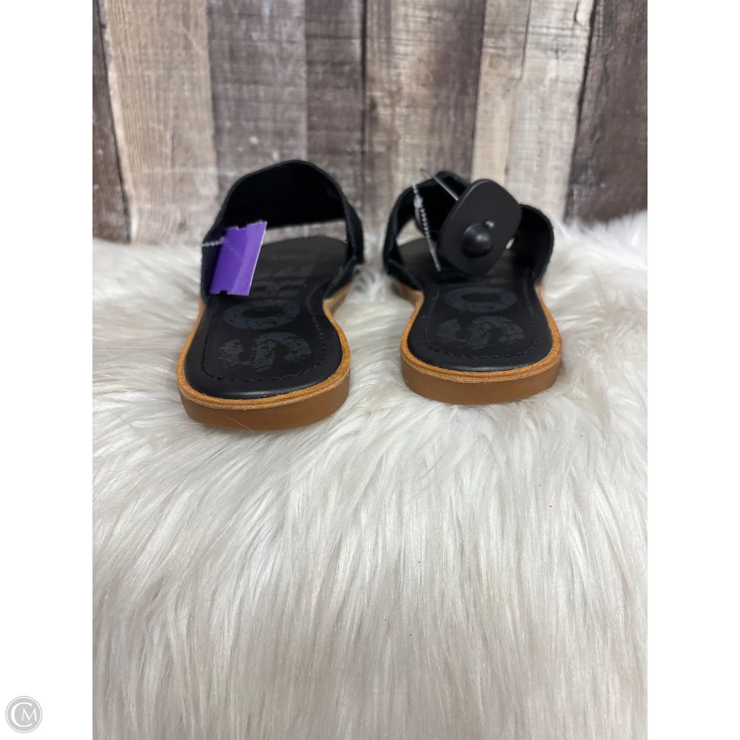Sandals Flats By Sorel In Black, Size: 9